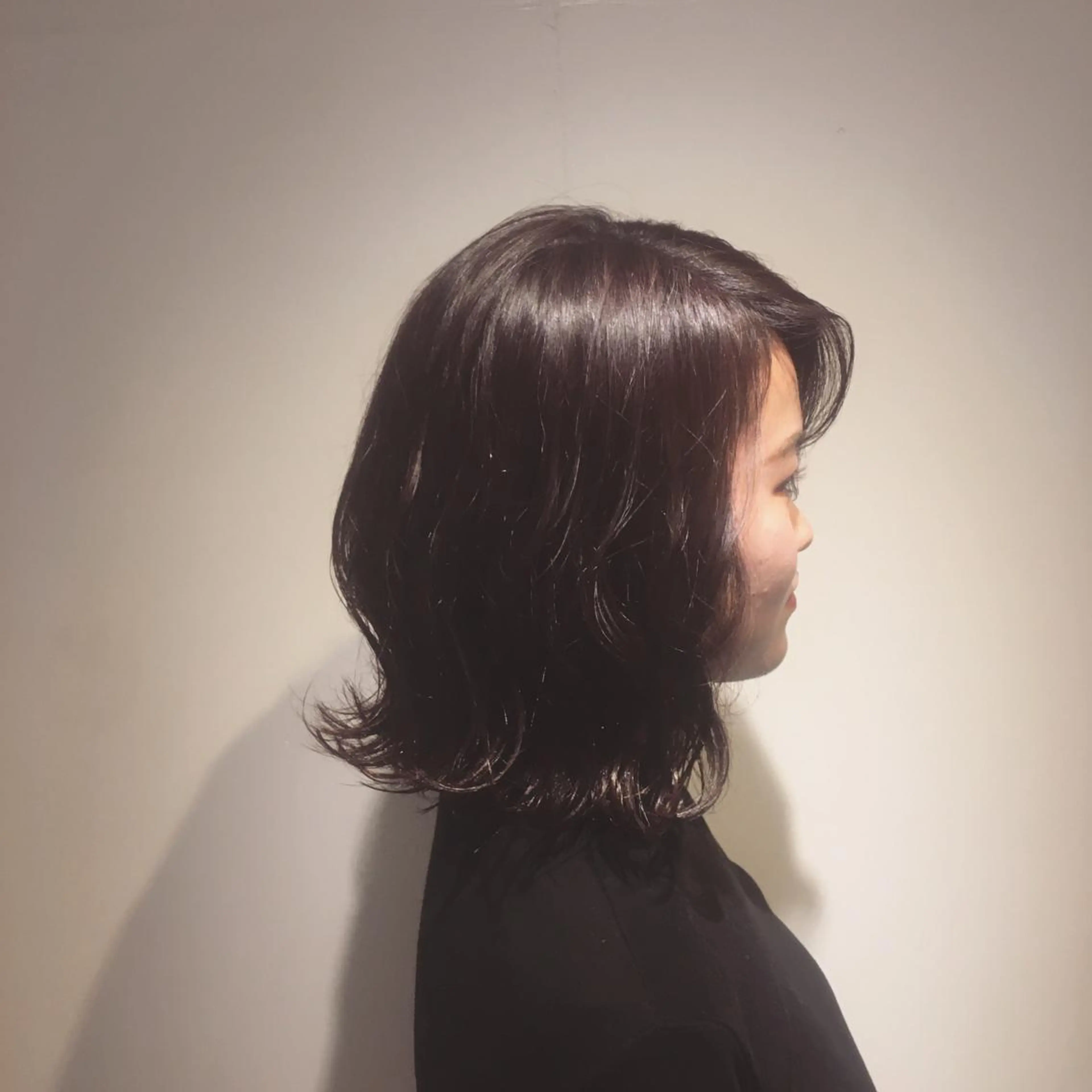 ミディアム カラー しのはら まどかのヘアスタイル