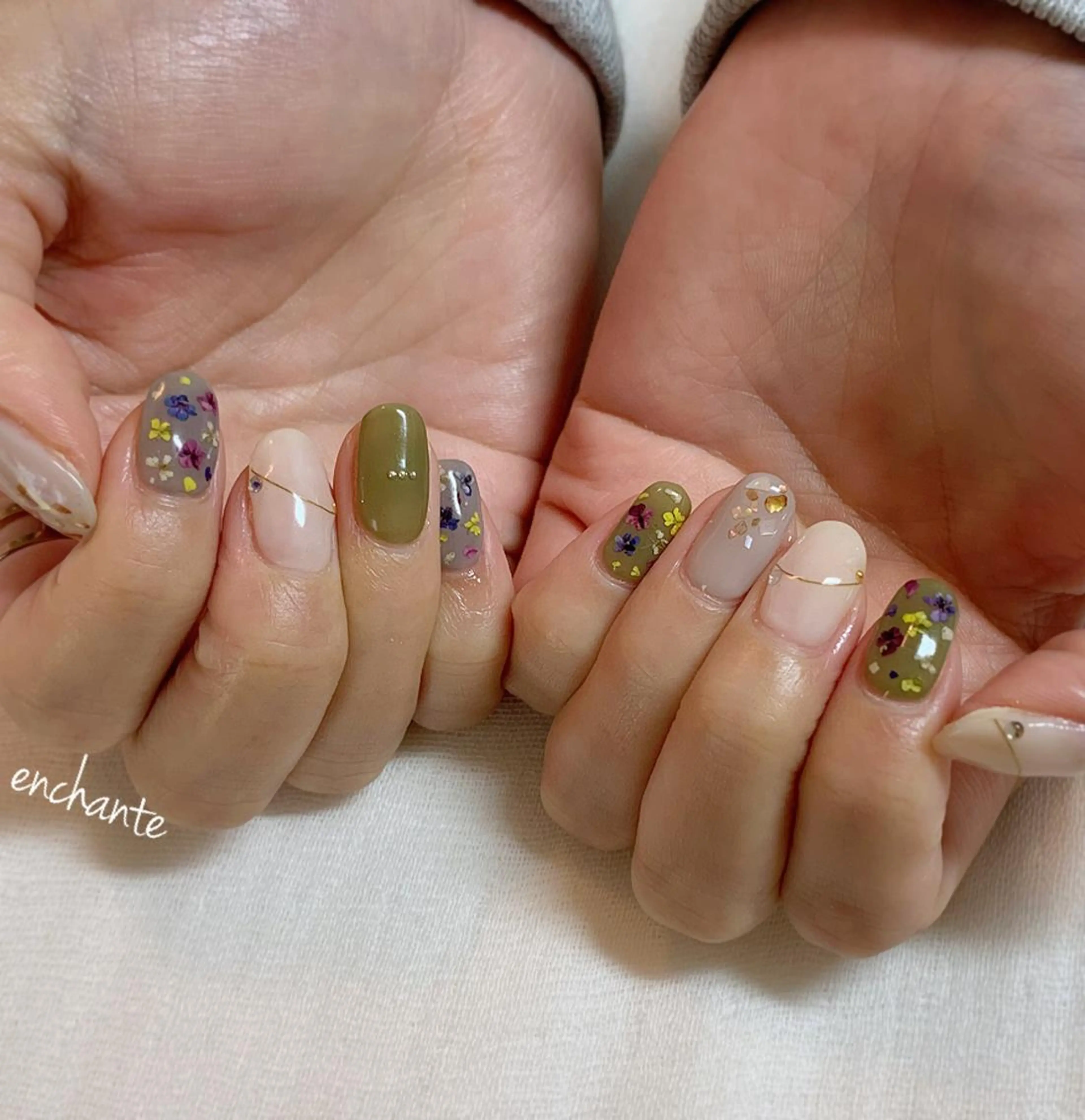 ネイル アンシャンテ所属・enchante 自由が丘のネイルデザイン