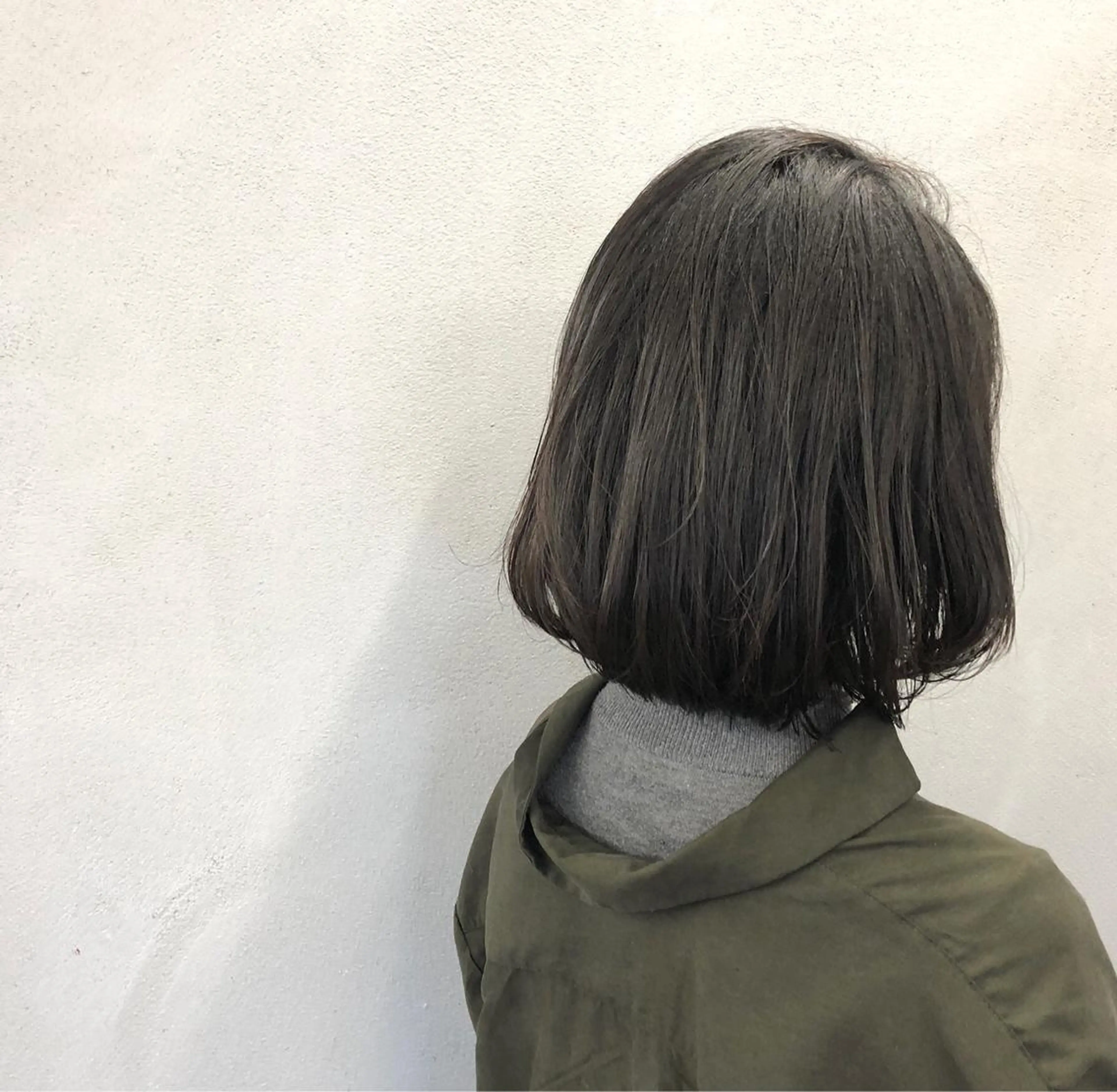 ショート カラー ボブ カット ヘアカラー トリートメント ボブ/ショート/ 白髪染め/メンズ葛西のヘアスタイル