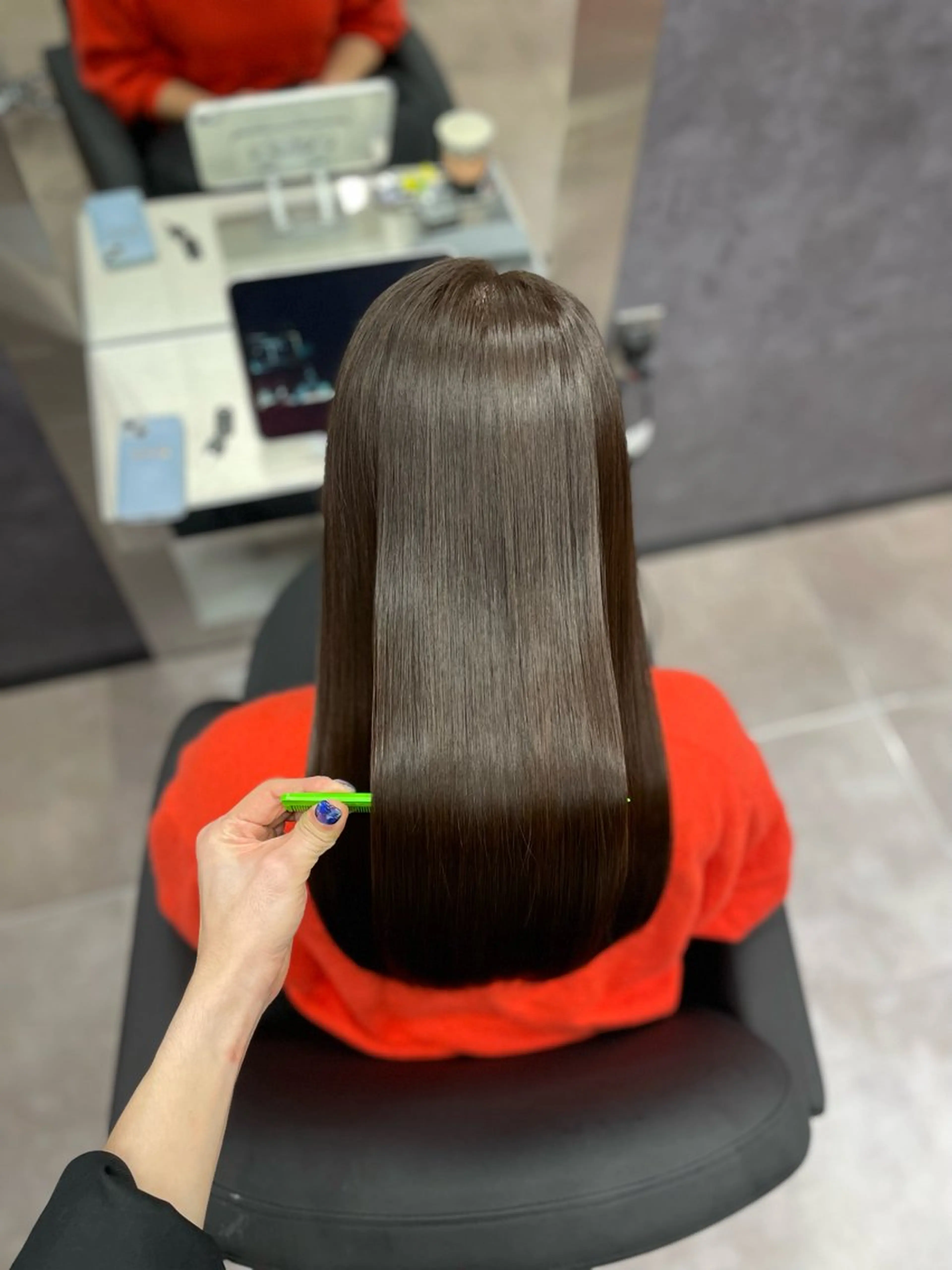 ロング カット ヘアカラー トリートメント CYNTHIADUE 店長✂︎IRISUのヘアスタイル