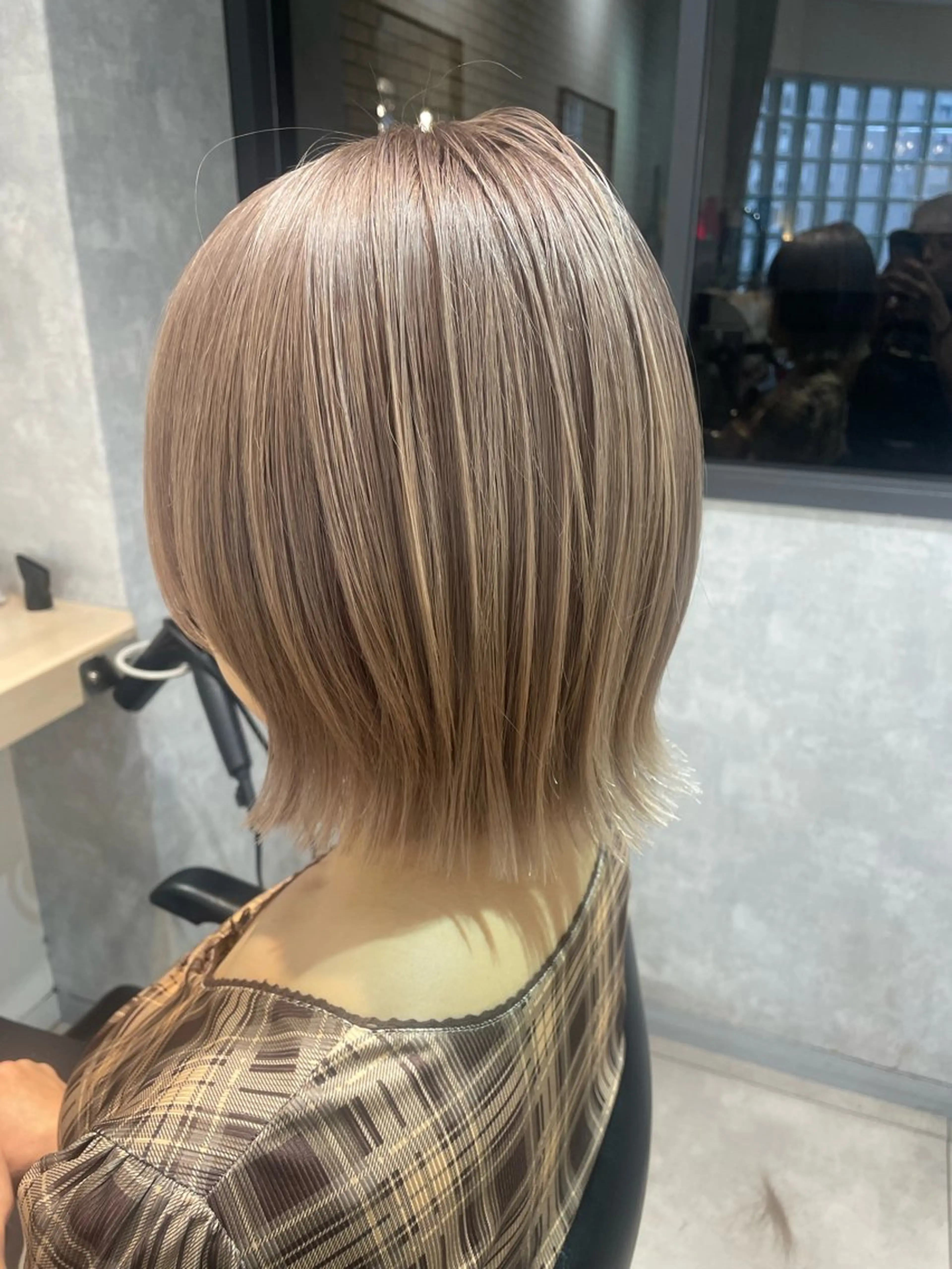 ミディアム カラー カット ヘアカラー arrow🖤 もえみのヘアスタイル