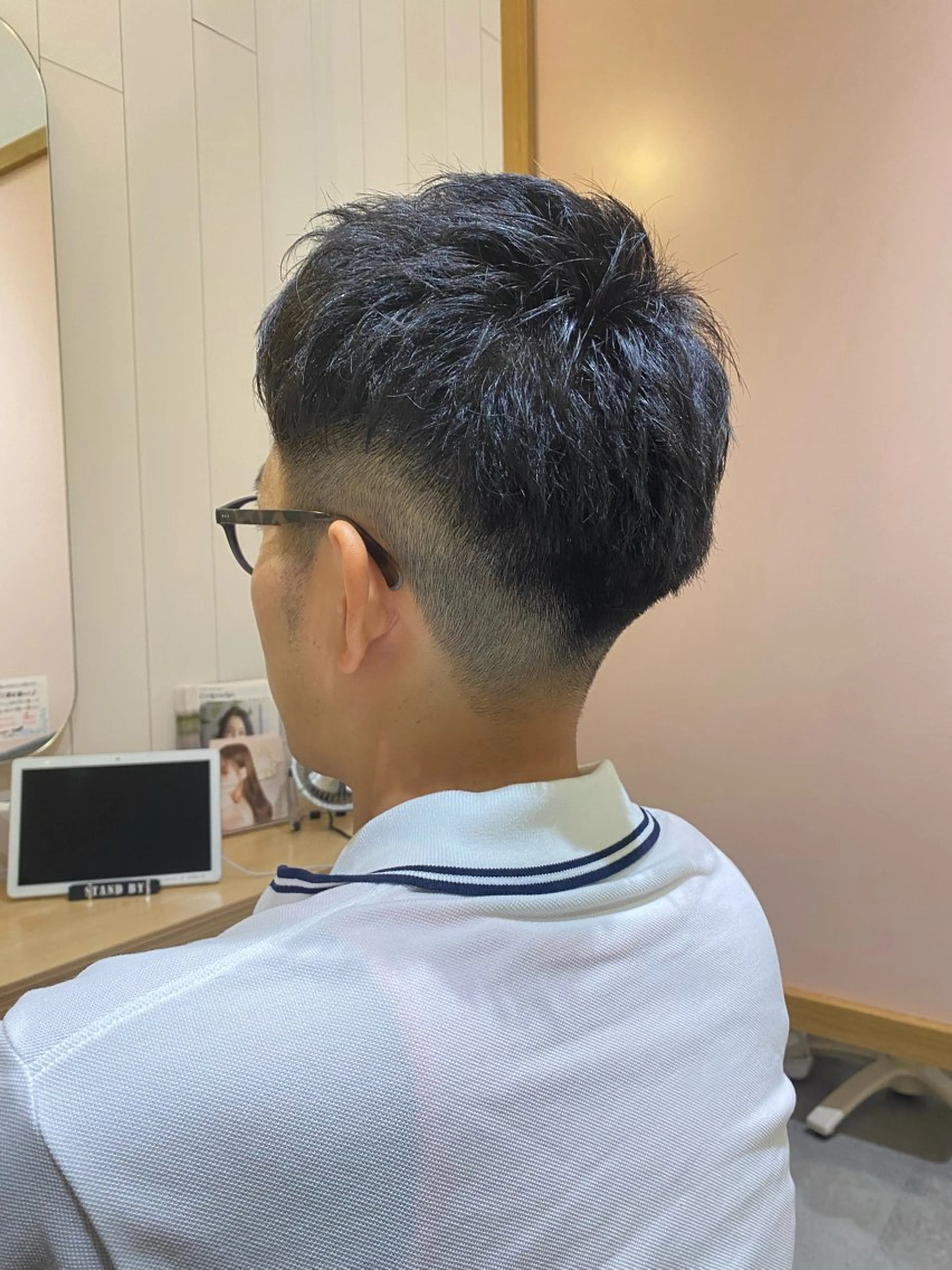 メンズ アップバング 刈り上げ エリア唯一🌈ᵕ̈* 派手髪モリヤ🌺のヘアスタイル