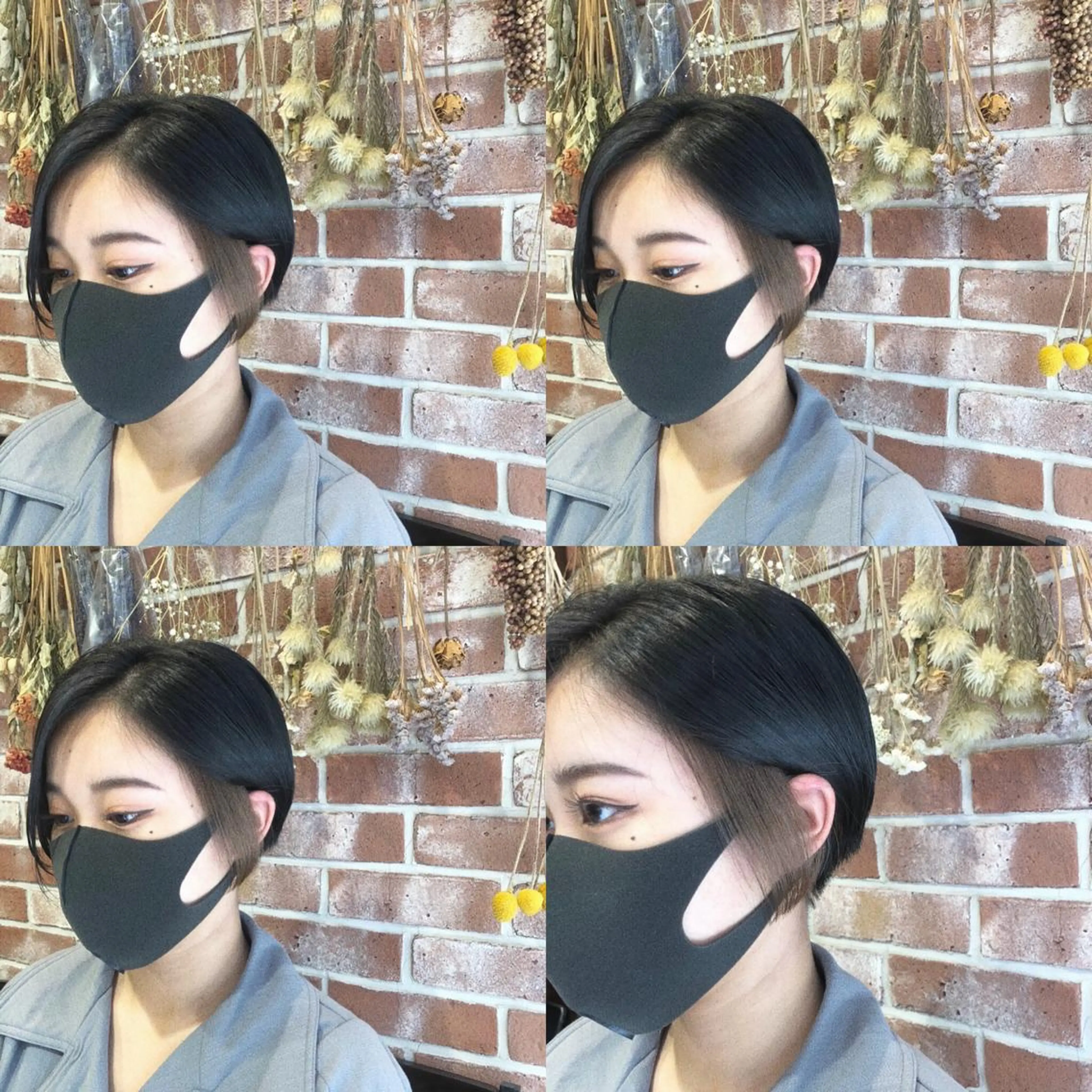 ショート カラー ベージュカラー インナーカラー ✨ミニモ限定価格◎ ブリーチ無しカラーのヘアスタイル