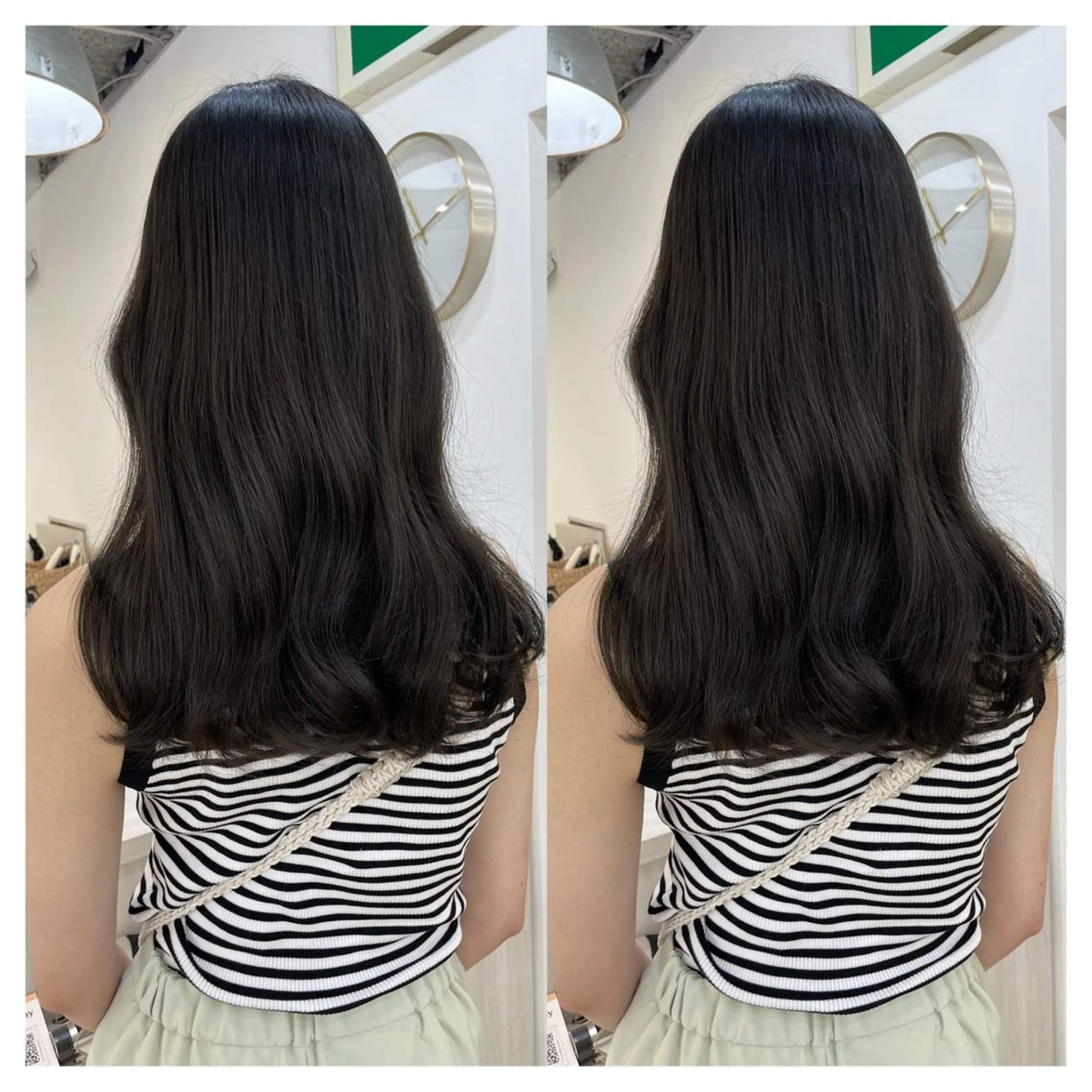 セミロング カラー カット ヘアカラー トリートメント 村山 茉衣のヘアスタイル