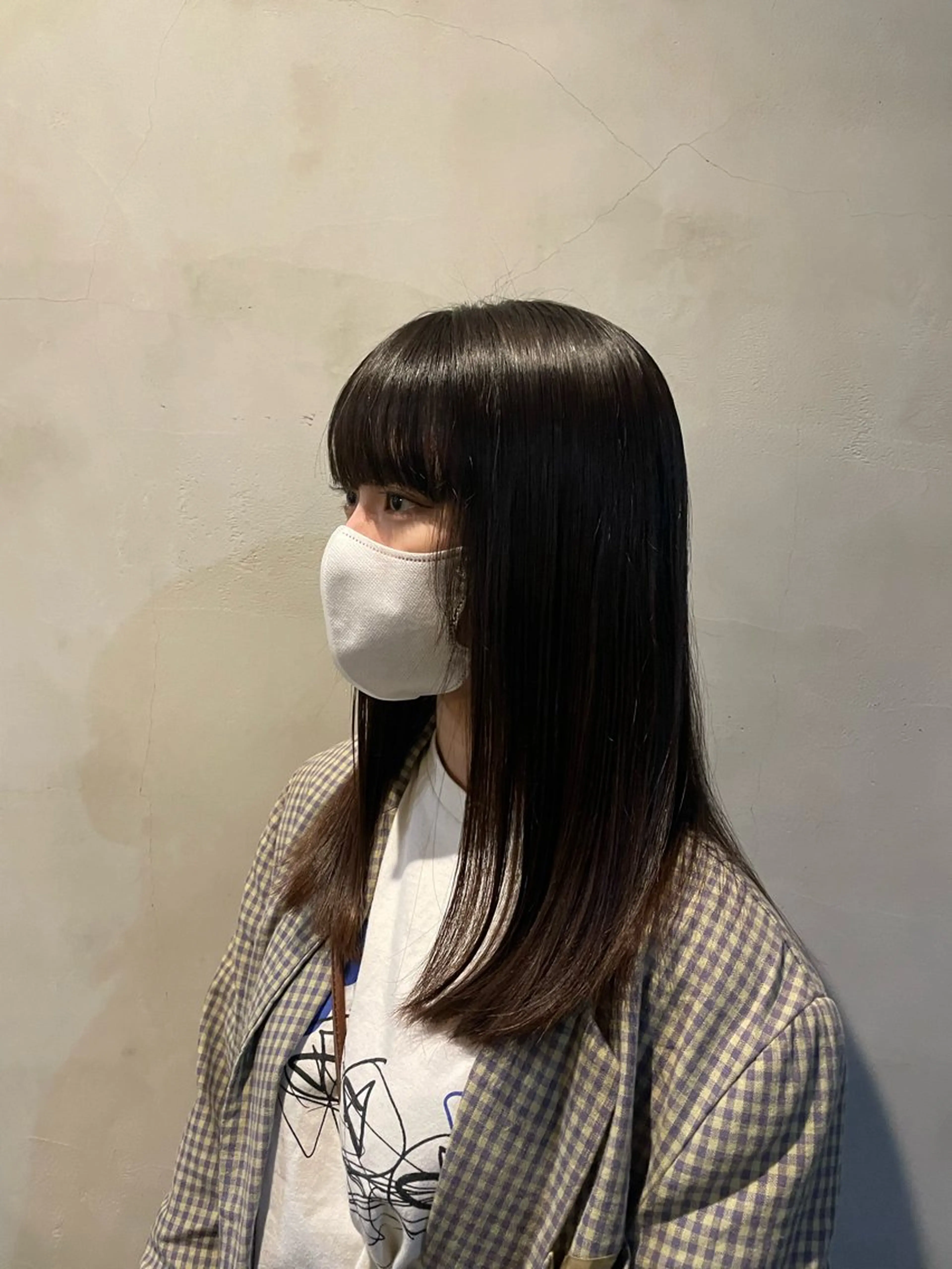 透明感グレージュ カラー大夢🫧のヘアスタイル