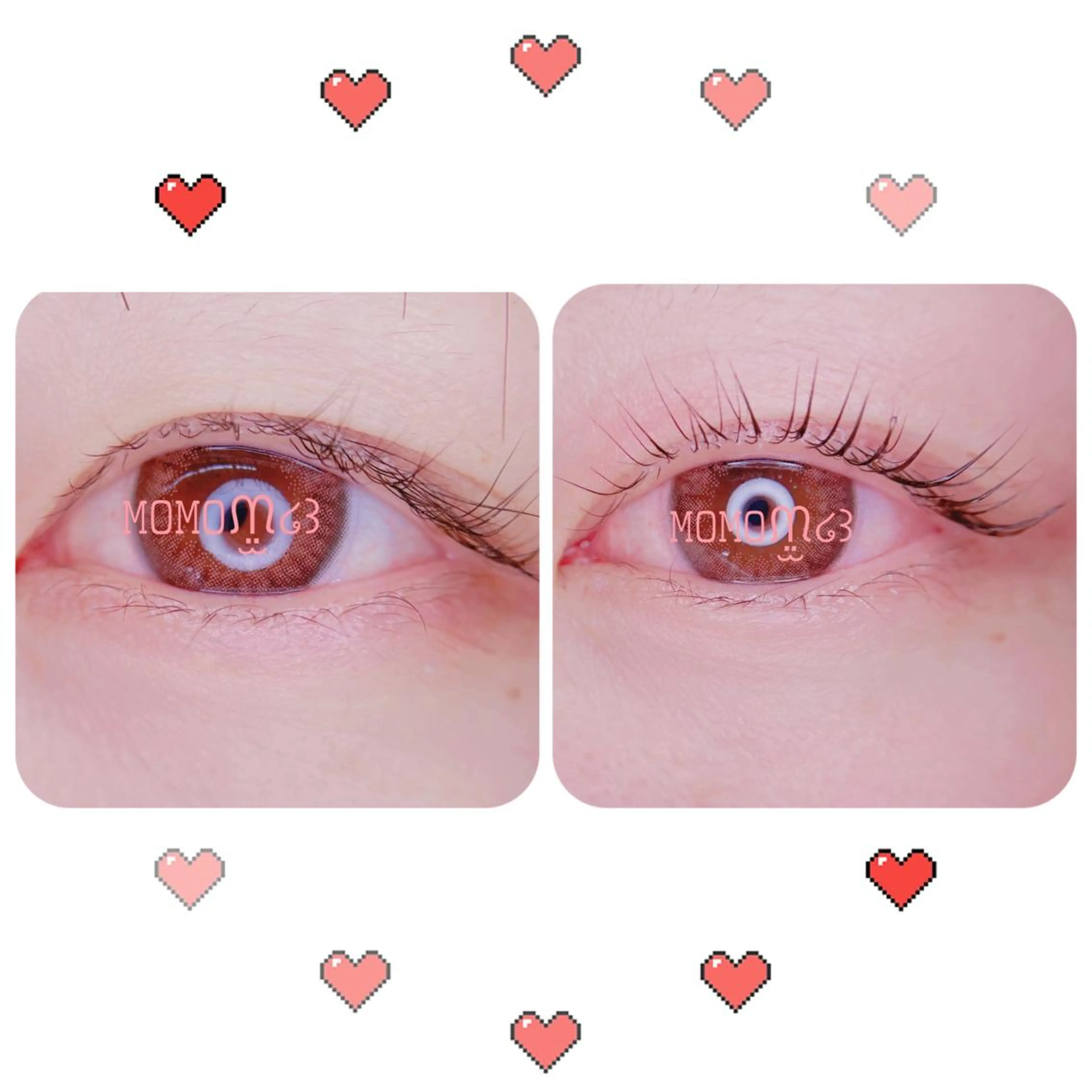 マツエク・マツパ フラットラッシュ ナチュラル パリジェンヌラッシュリフト 下まつげエクステ 一重×まつ毛パーマ モテデザインのプロ モモ🍑のマツエク・マツパデザイン