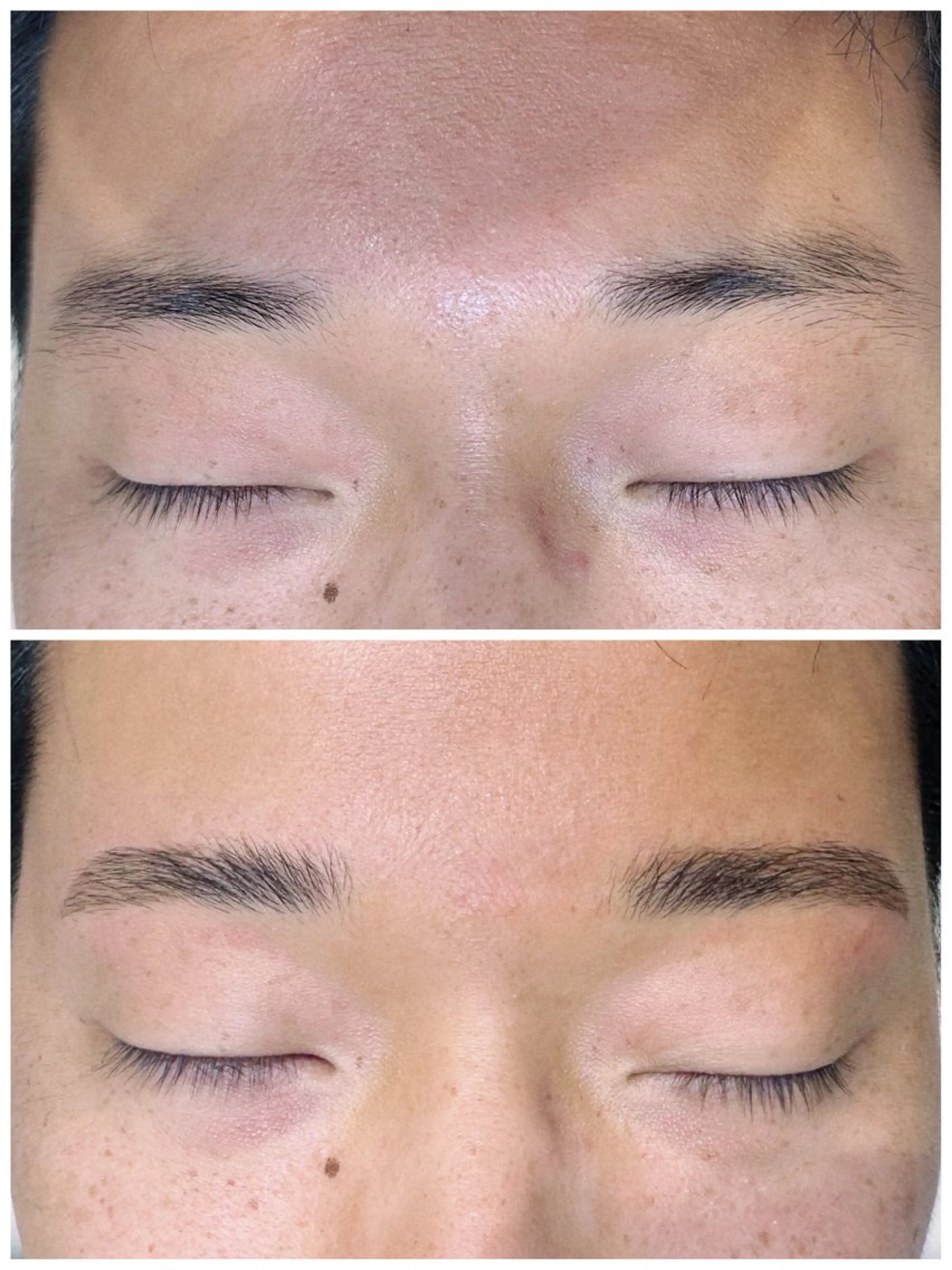 アイブロウ ハリウッドブロウリフト メンズアイブロウ Reciel 山下のマツエク・マツパデザイン