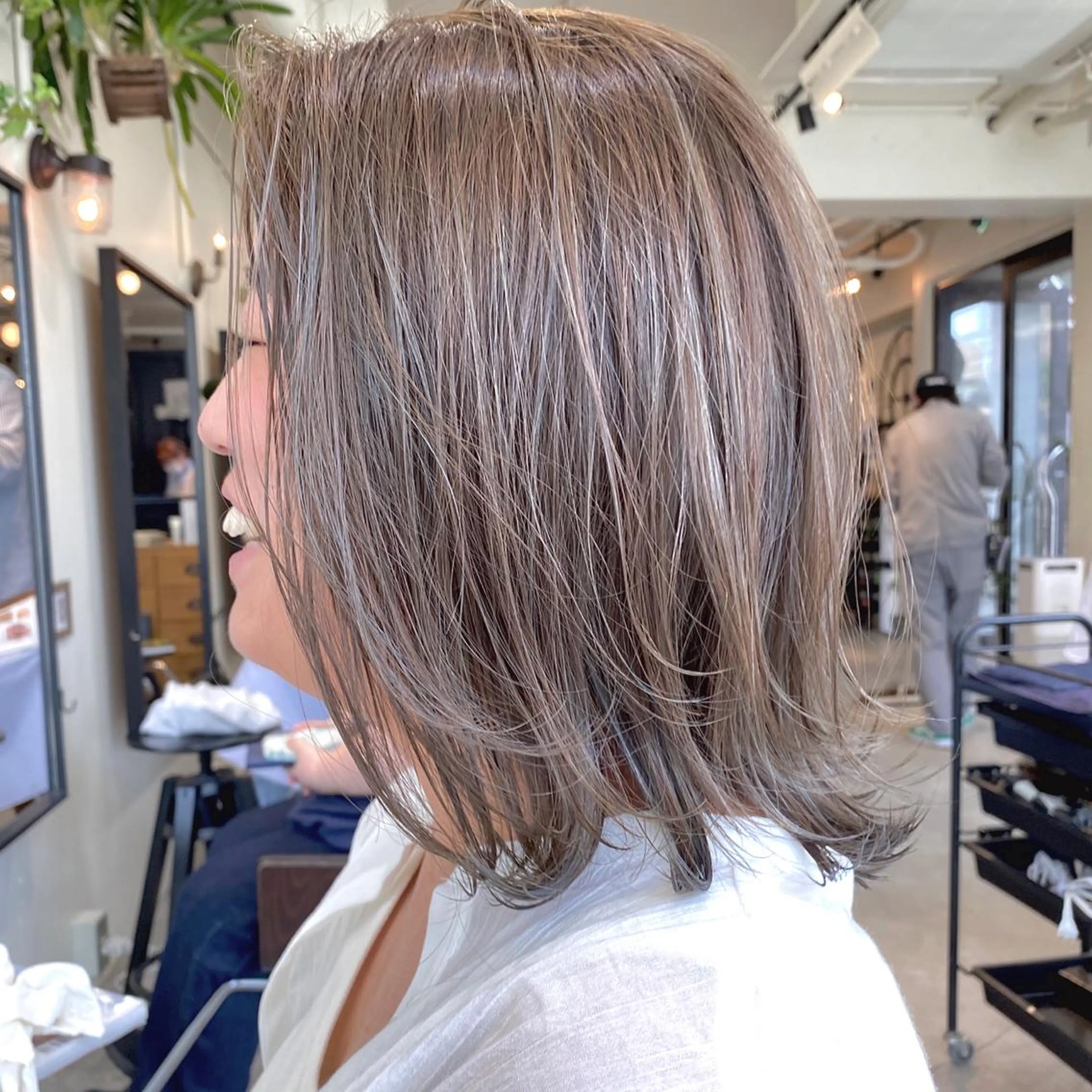 ミディアム カラー ヘアアレンジ カット ヘアカラー トリートメント ヘッドスパ tane.所属・【ダメージレス施術】 【透明感】北村 拓也のヘアスタイル