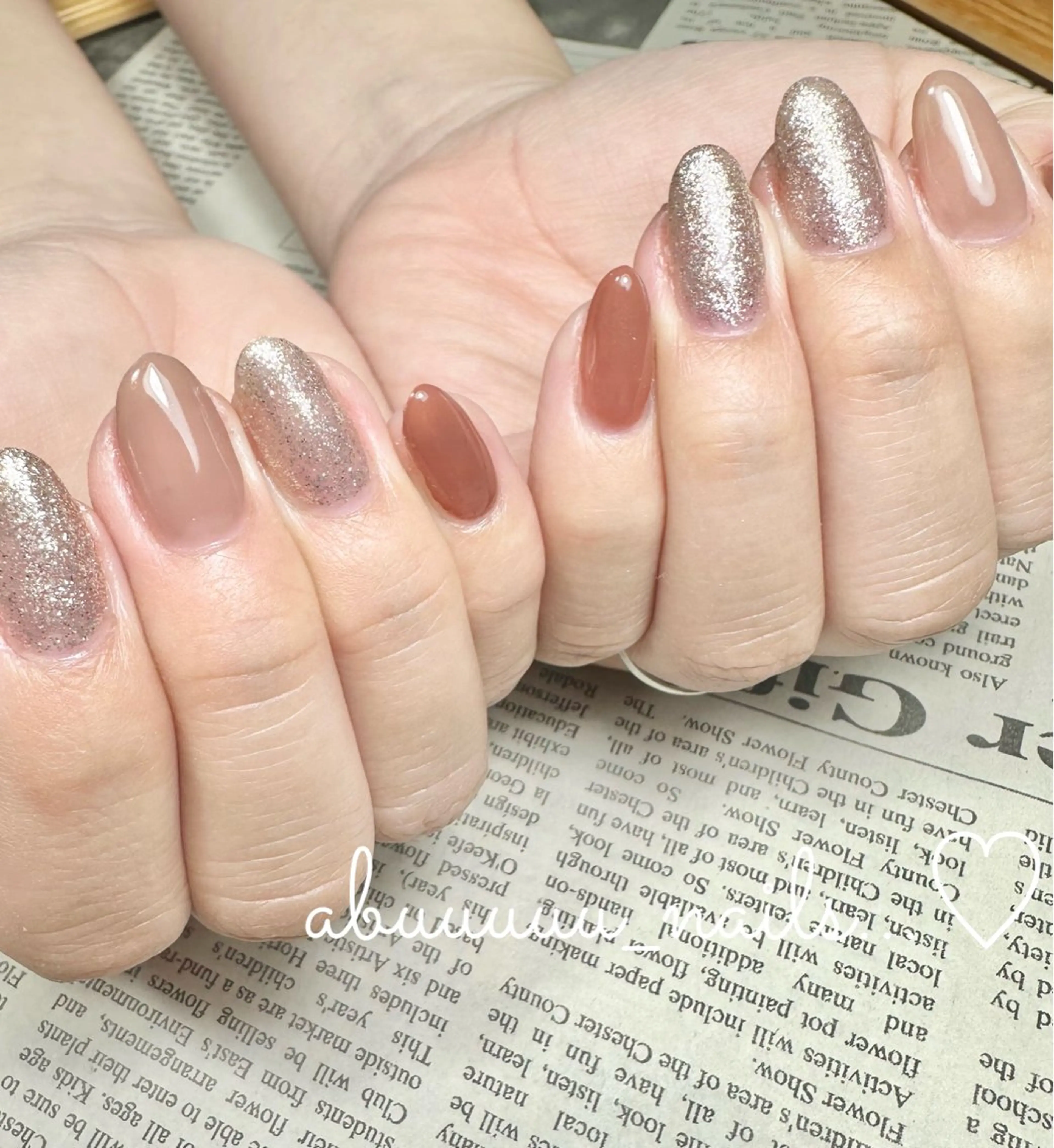 ネイル オフィスネイル シンプルネイル ハンドネイル abuuuuu nailsのネイルデザイン