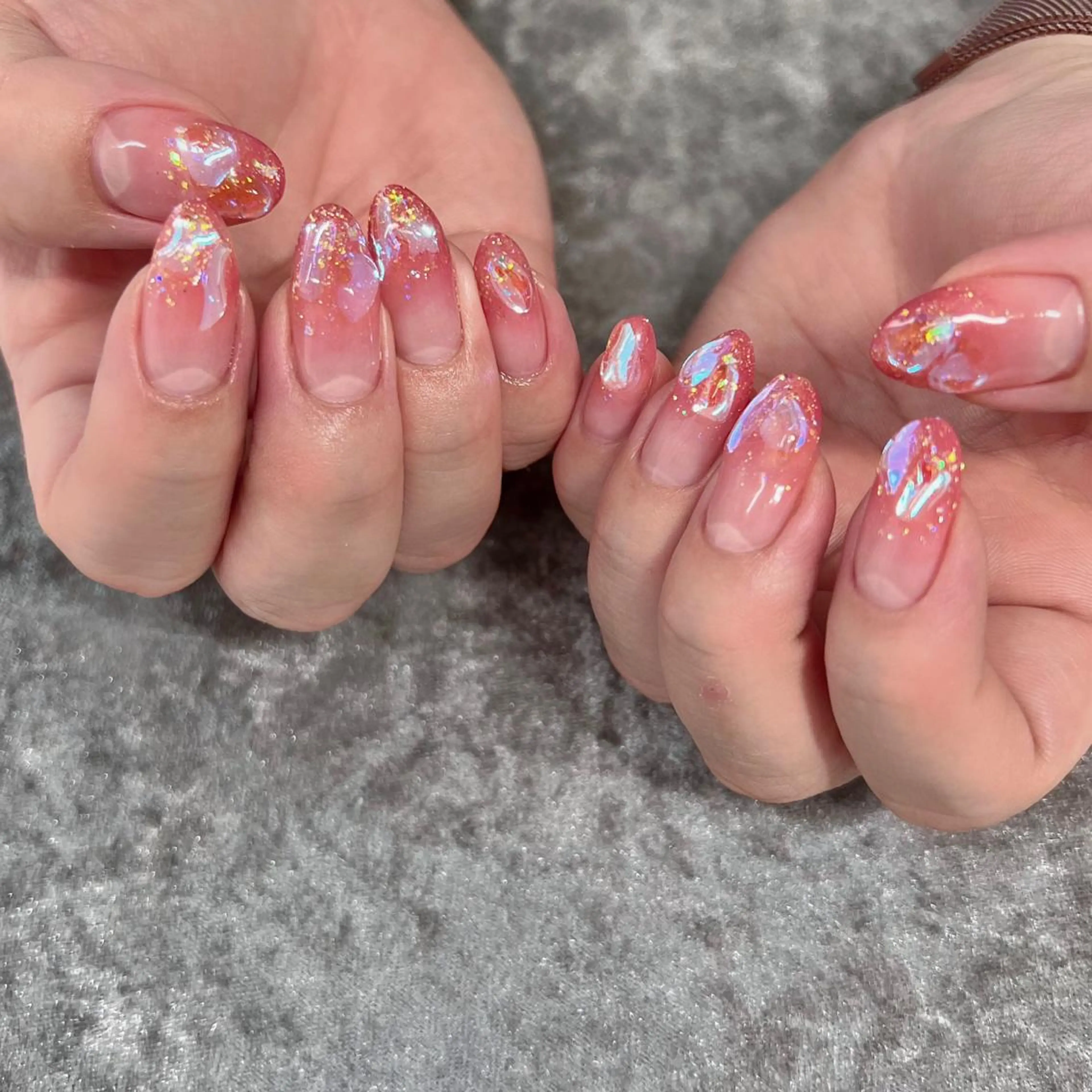 セミロング ネイル マツエク・マツパ ハンドネイル REVIA_nail maiのネイルデザイン