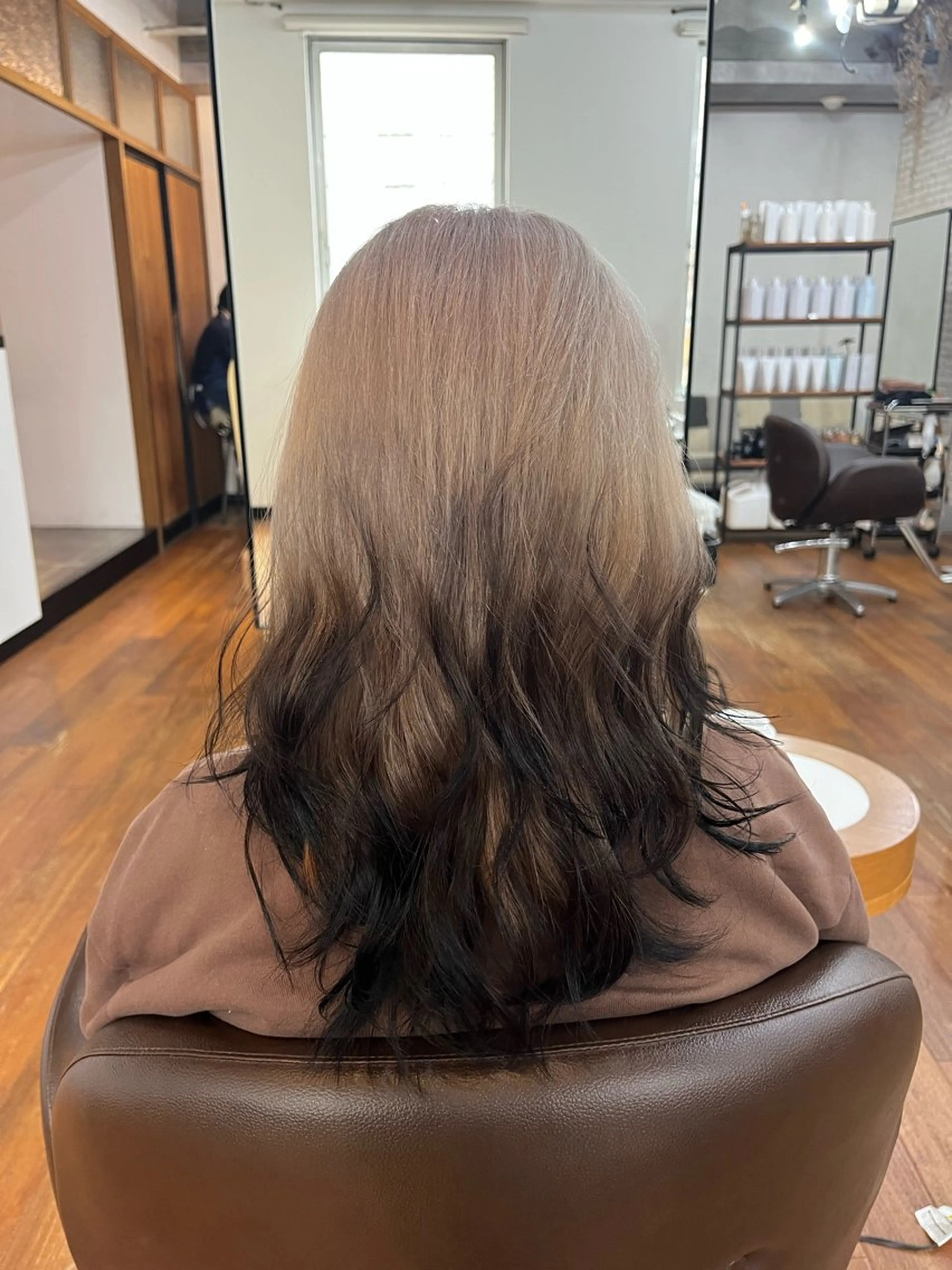 セミロング カラー メンズパーマ/ ももかのヘアスタイル