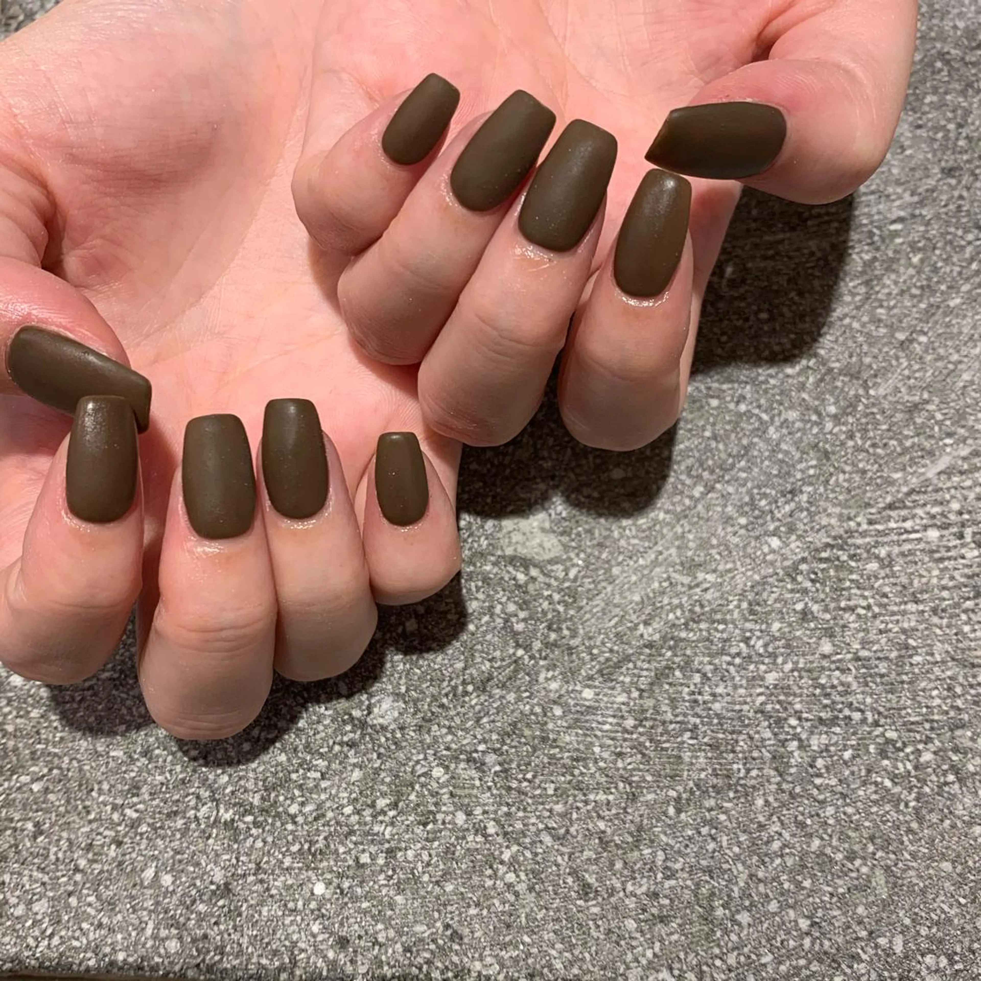 ネイル ブラウン ハンドネイル HiMe .のその他イメージ