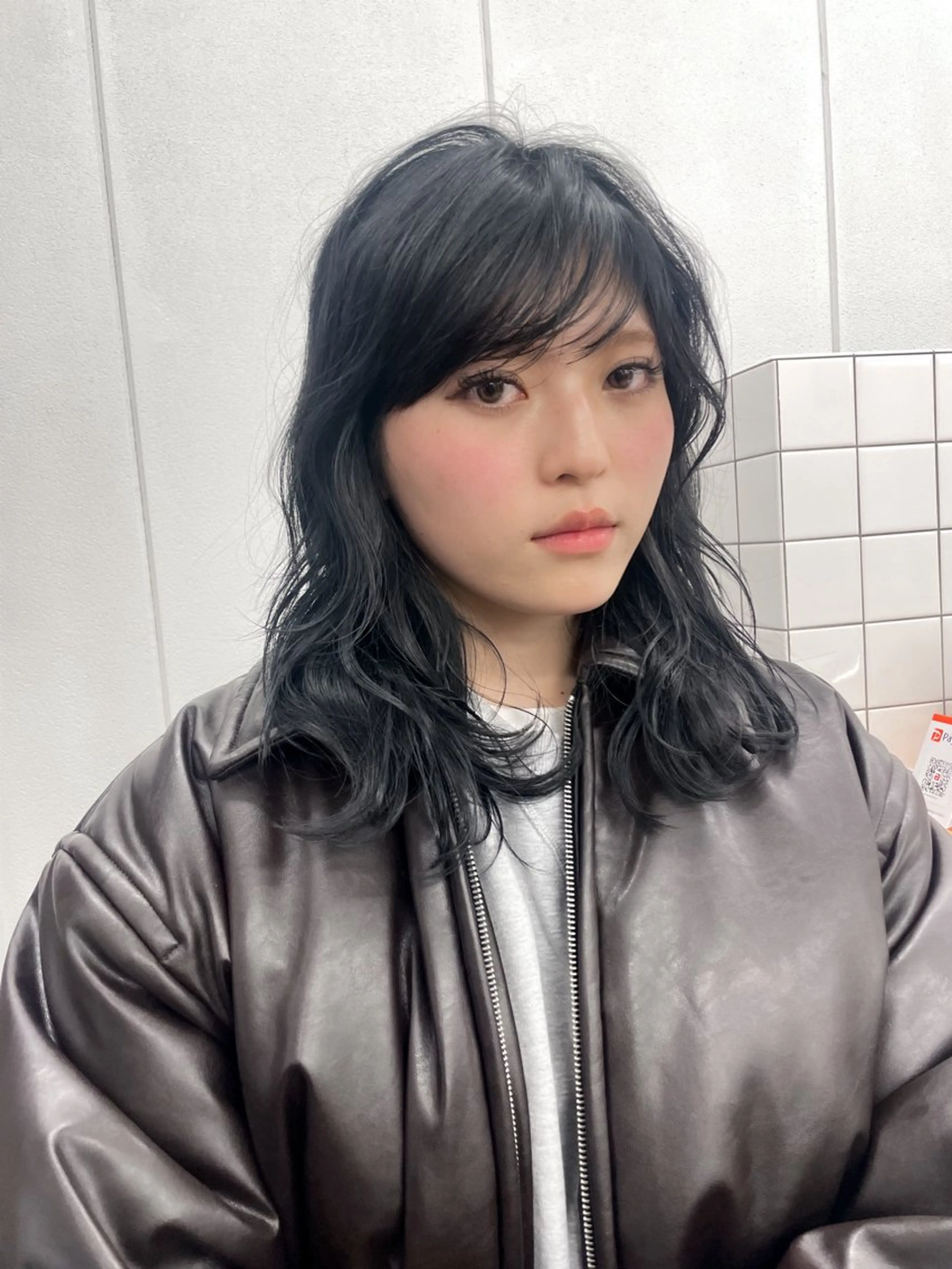 ミディアム カラー カット ヘアカラー トリートメント 関 京磨のヘアスタイル