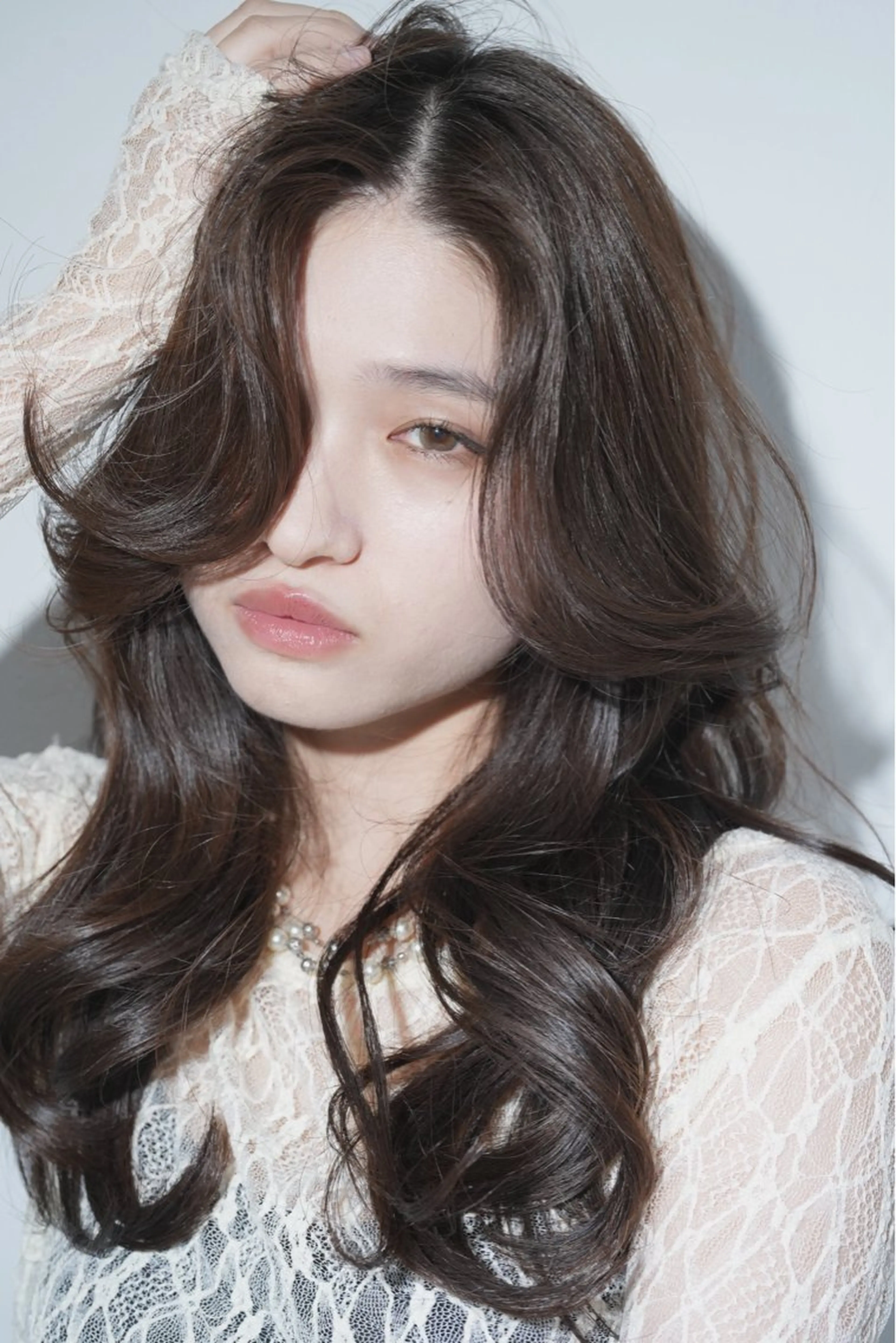 ロング カラー 韓国風ヘア レイヤーカット 韓国カラーレイヤー ／Mizukiのヘアスタイル