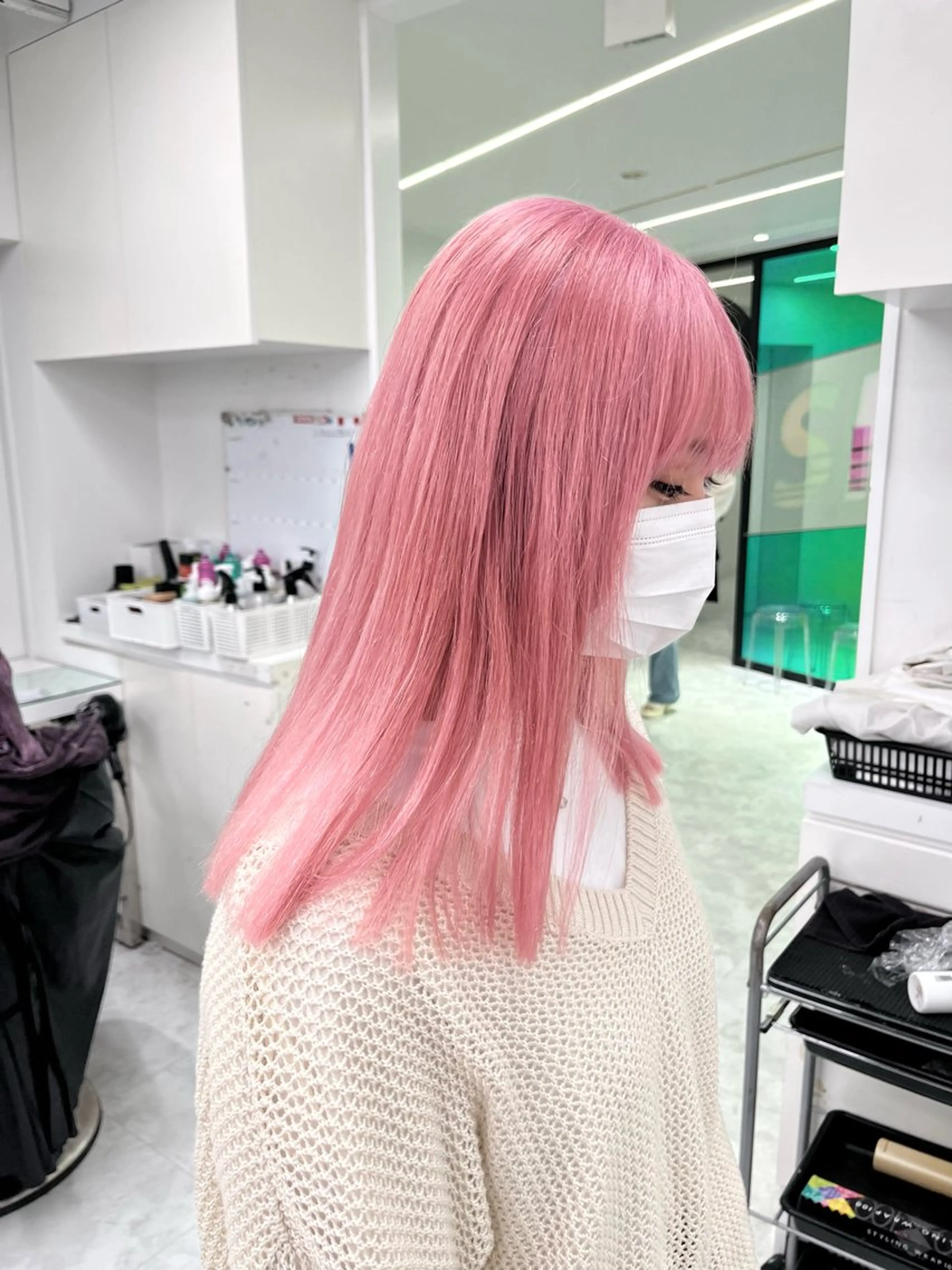 カラー ヘアカラー トリートメント ヘッドスパ ヘアセット ブリーチなし透明感 💗RYOTAのヘアスタイル