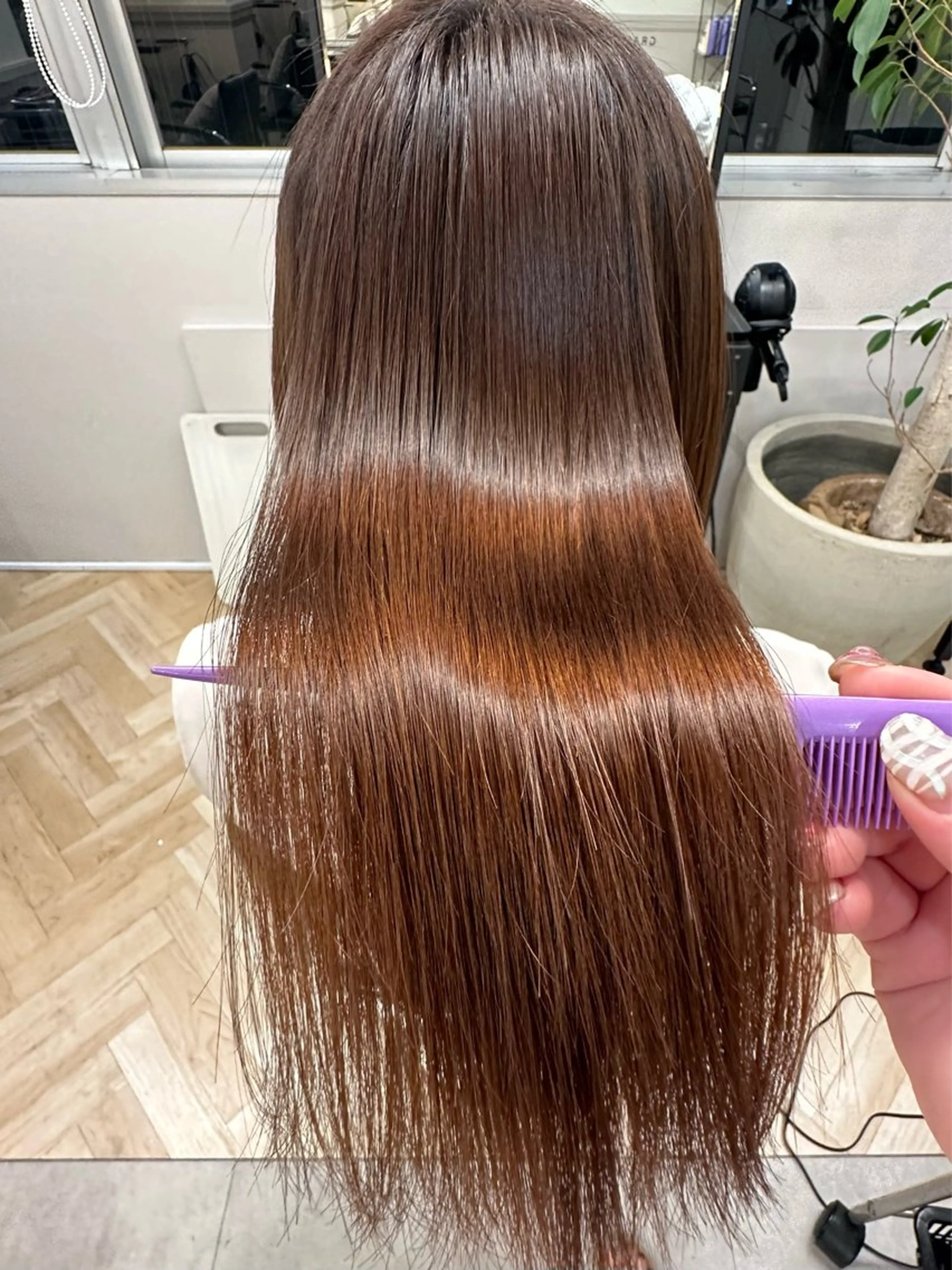 セミロング あいこ/レイヤー カット🌷銀座のヘアスタイル