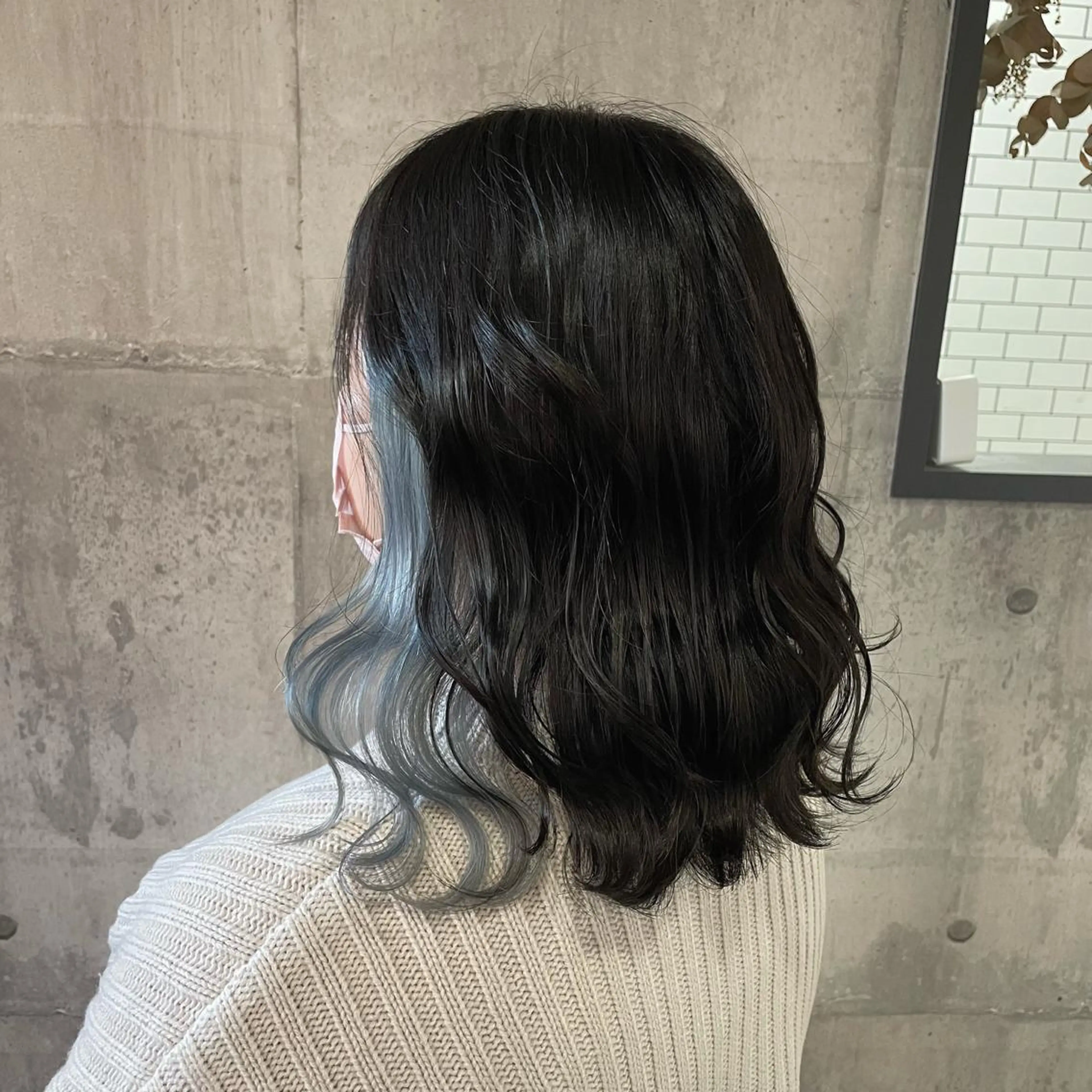 ミディアム カラー イヤリングカラー ヘアカラー トリートメント Hair Labo ASH所属・Hair Labo ASH  あみん♡のヘアスタイル