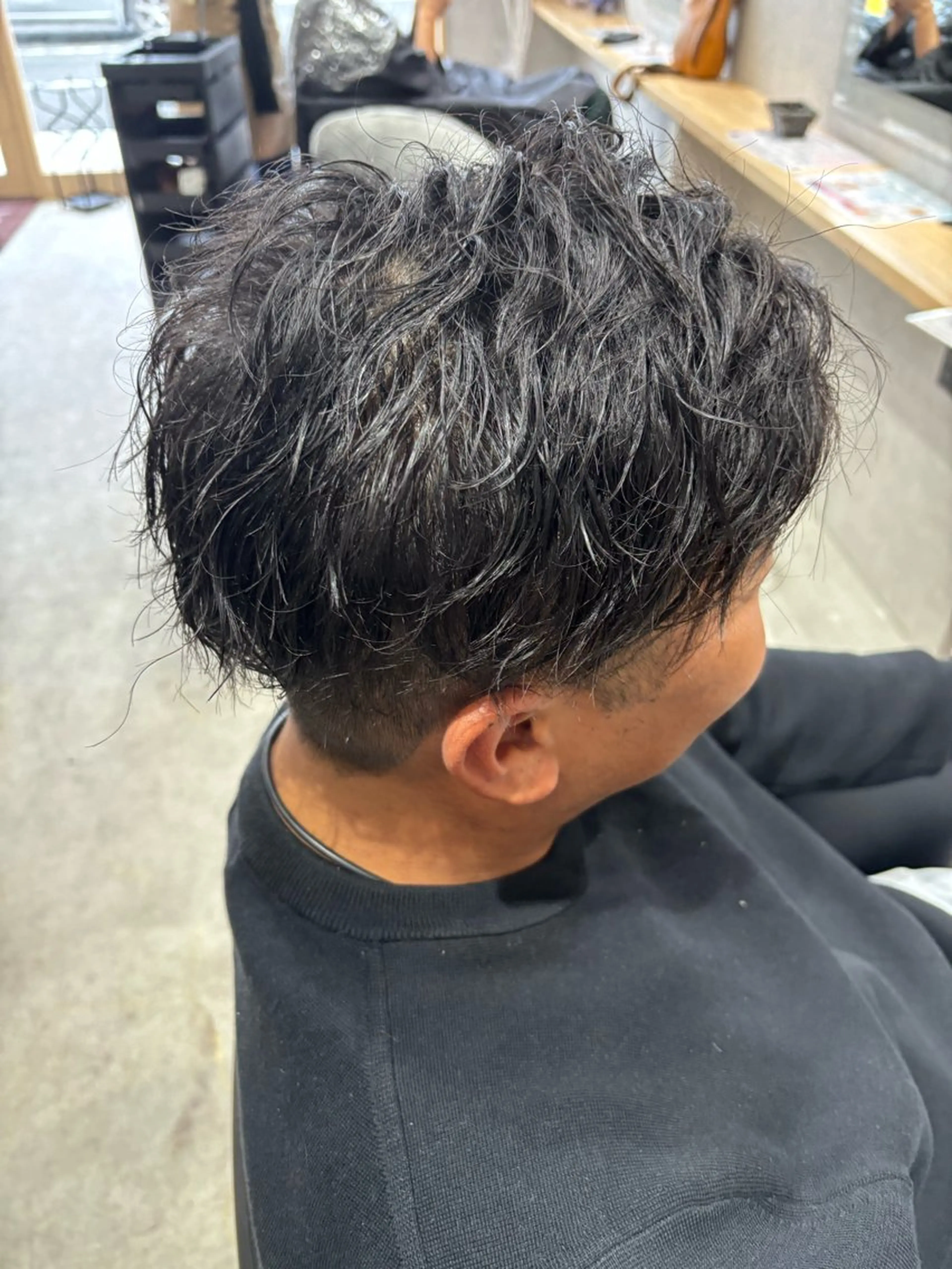 メンズ メンズパーマ 村瀬 美来のヘアスタイル