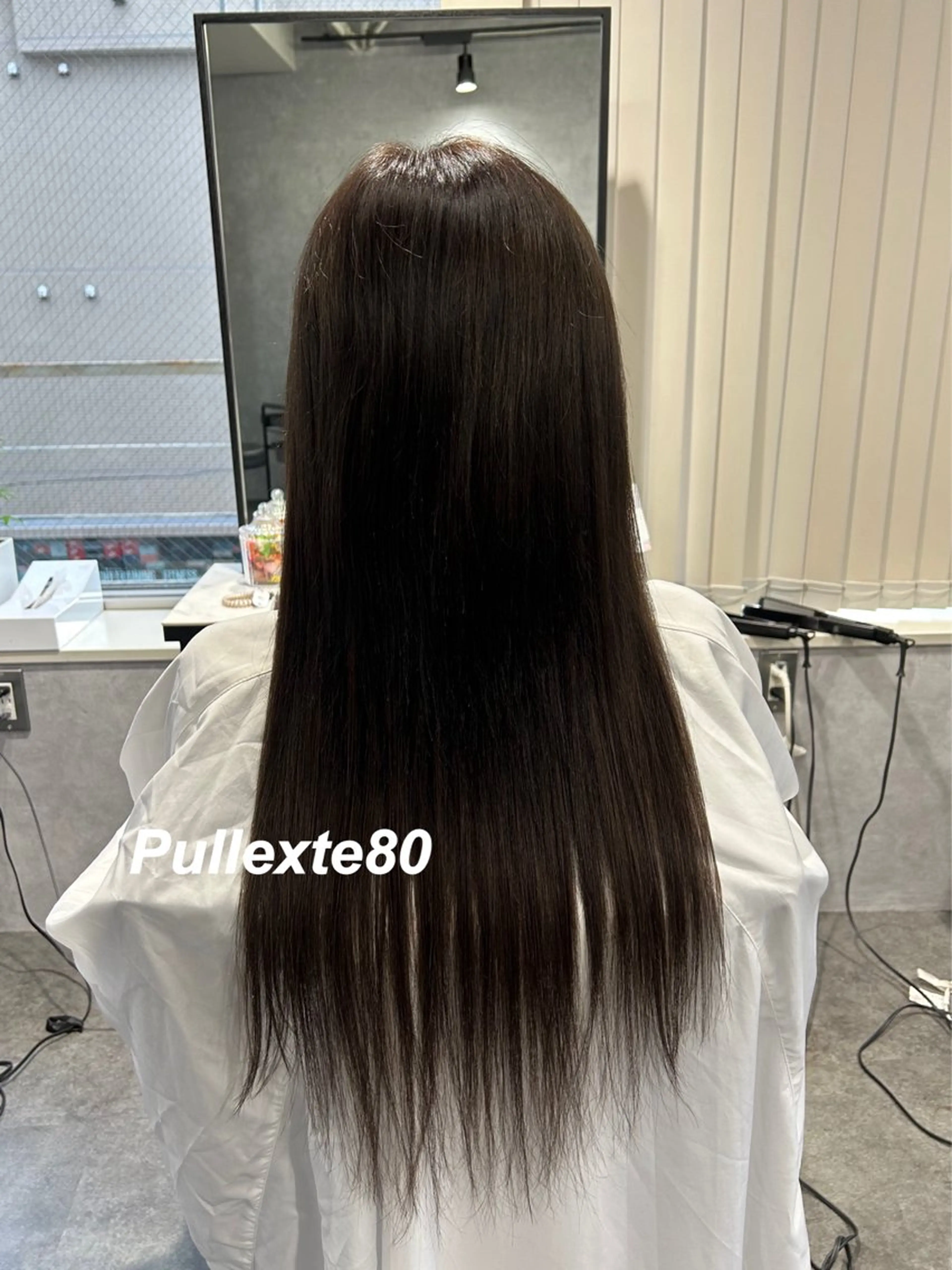 ロング プルエクステ エクステ エクステ プルエクステ/インナ ーカラー🦊はるなのヘアスタイル
