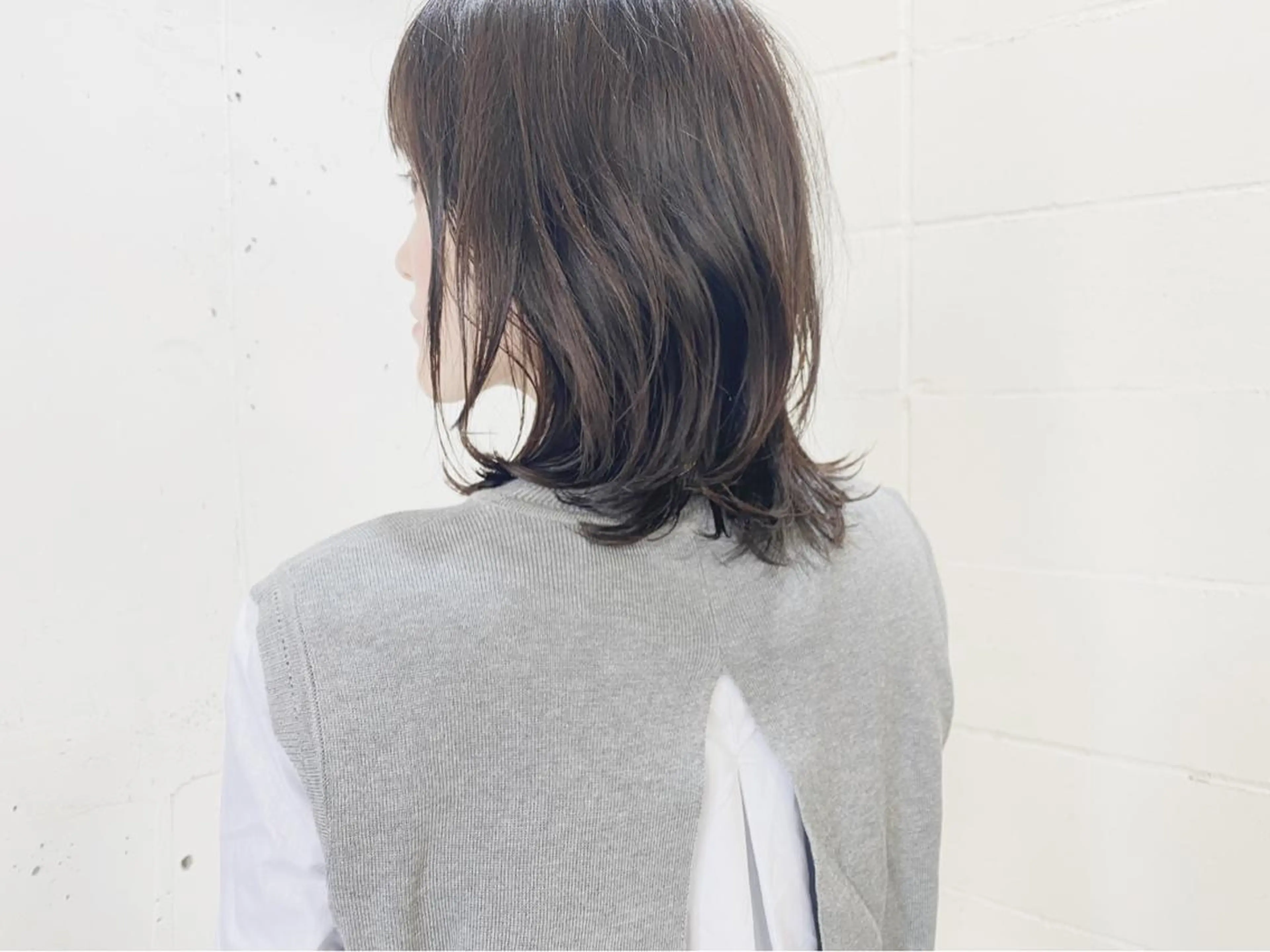 ミディアム パーマ オーナースタイリスト 佐藤のヘアスタイル