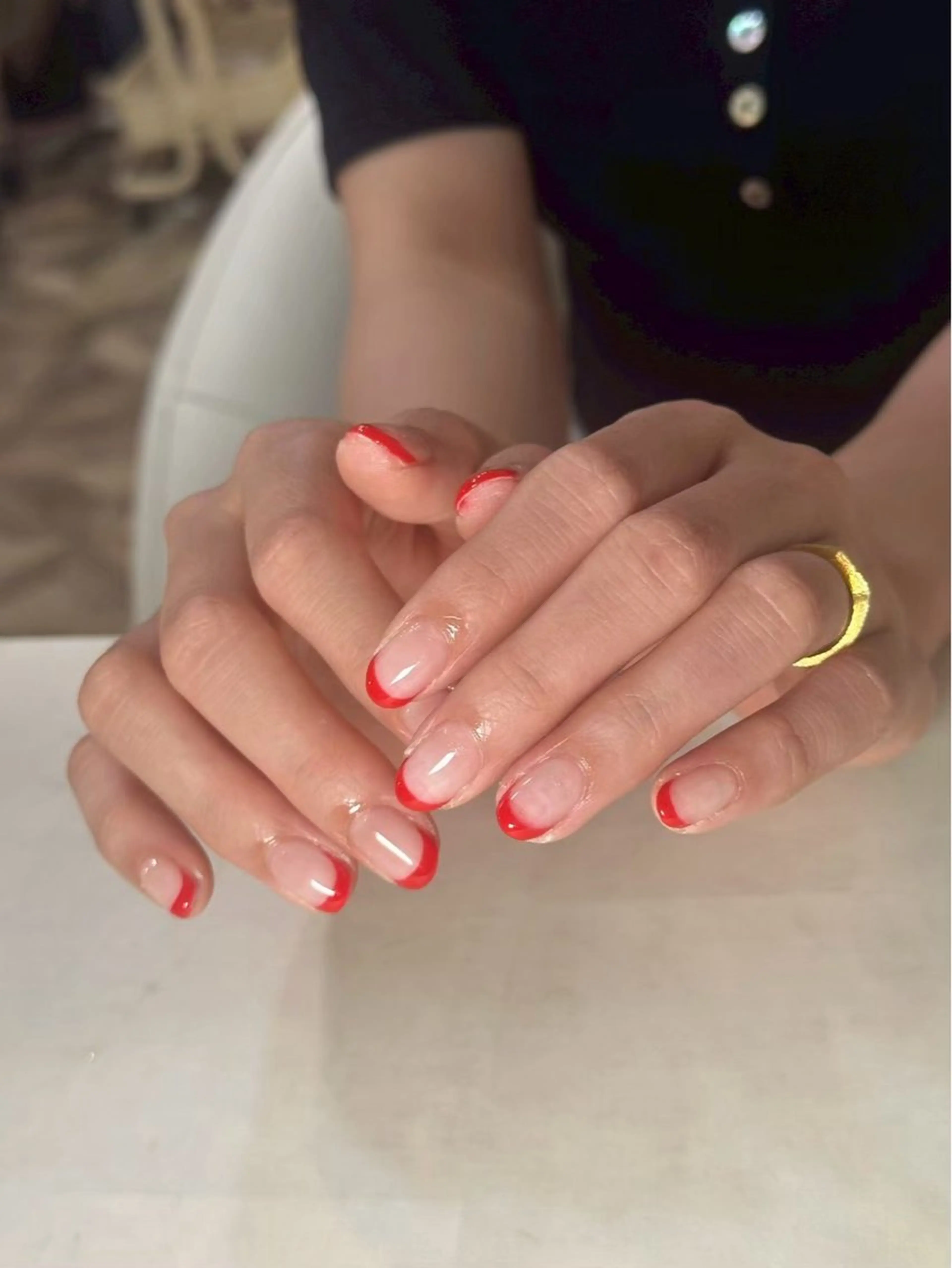 【オフあり】フレンチネイルの写真