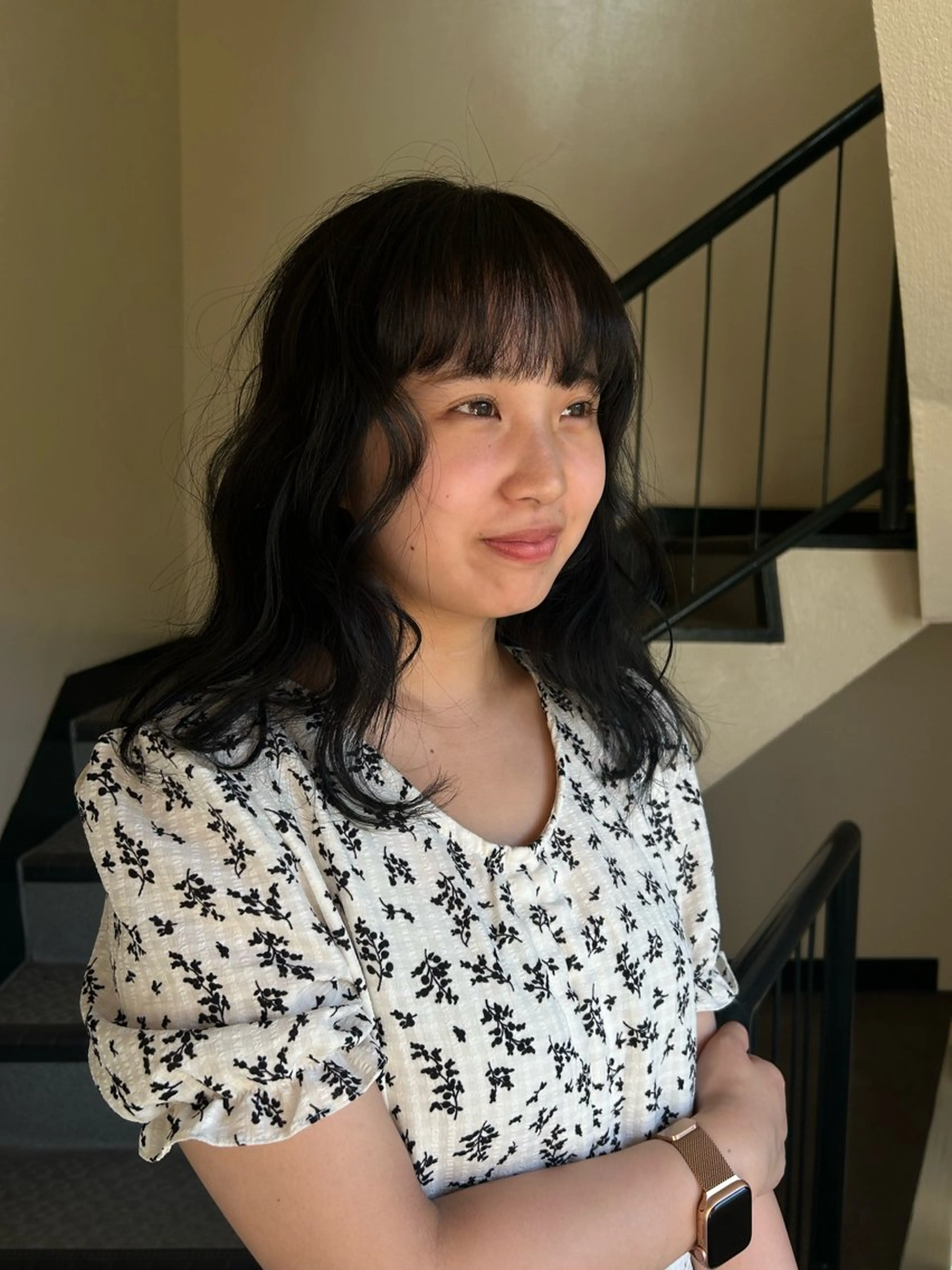 セミロング カラー ヘアアレンジ ☕️結【suii.】 ボブ/ヘアセット☕️のヘアスタイル