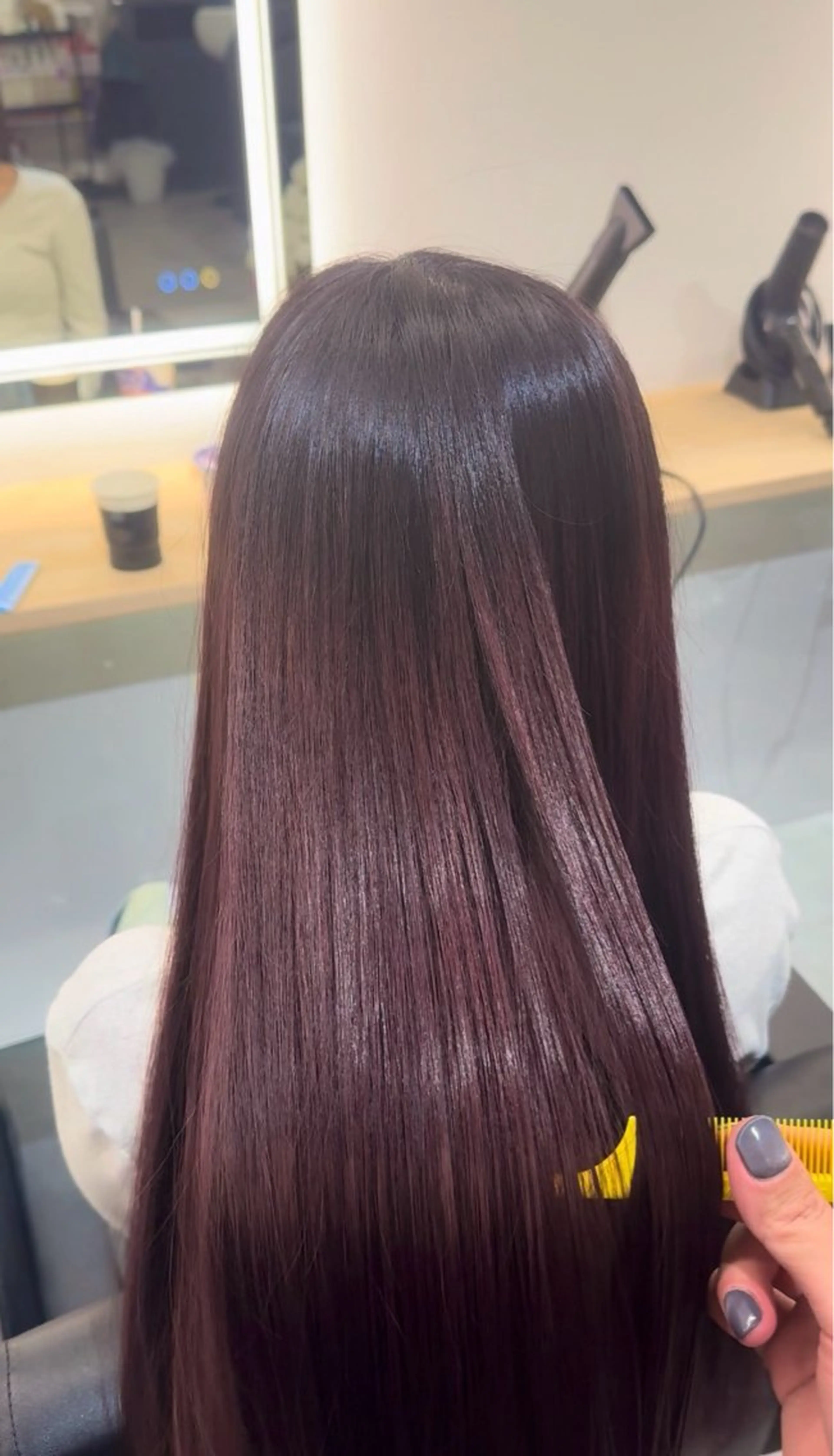 ファッションカラー＋ヘッドスパ＋システムトリートメントの写真