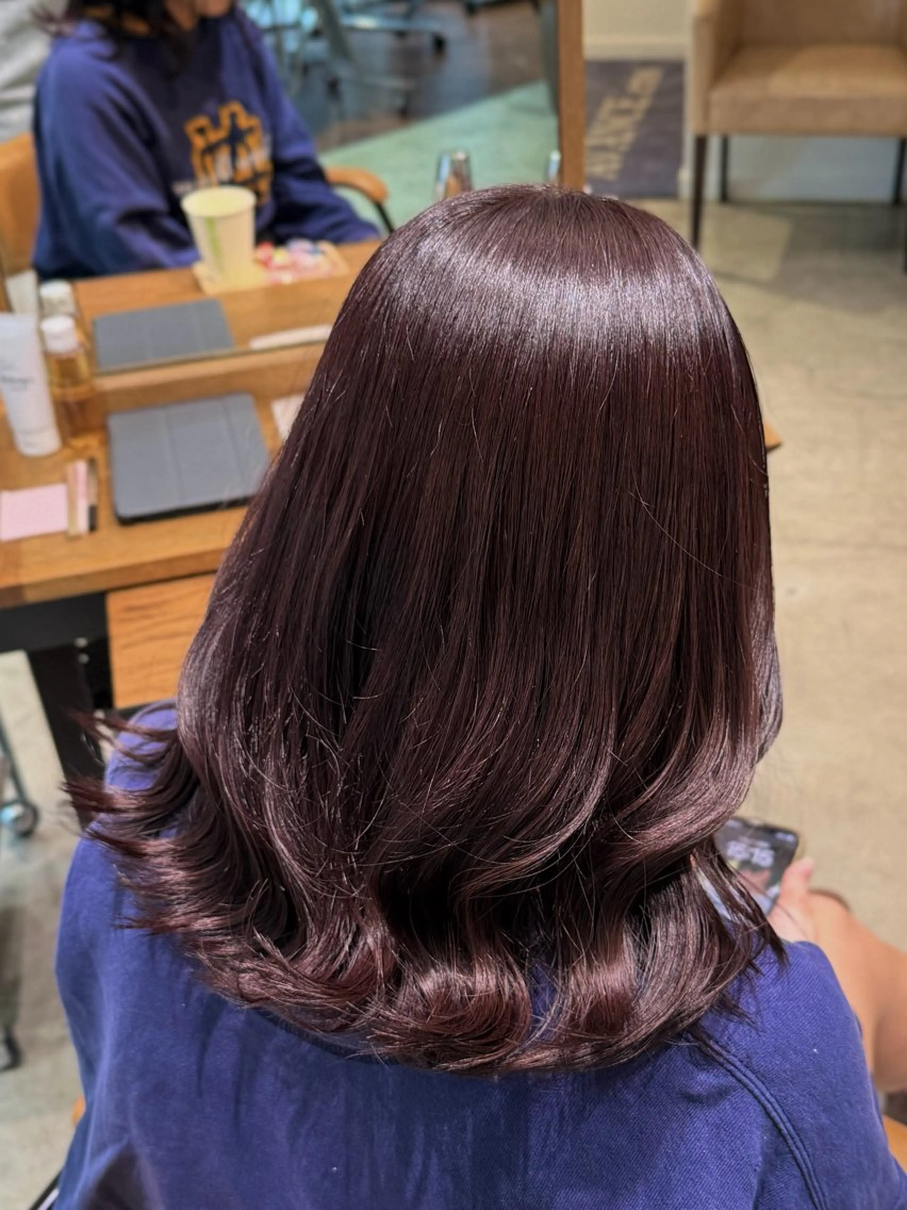 ミディアム 髪質改善 トリートメント 🦈AKARI🦈 袋町/韓国風/透明感のヘアスタイル