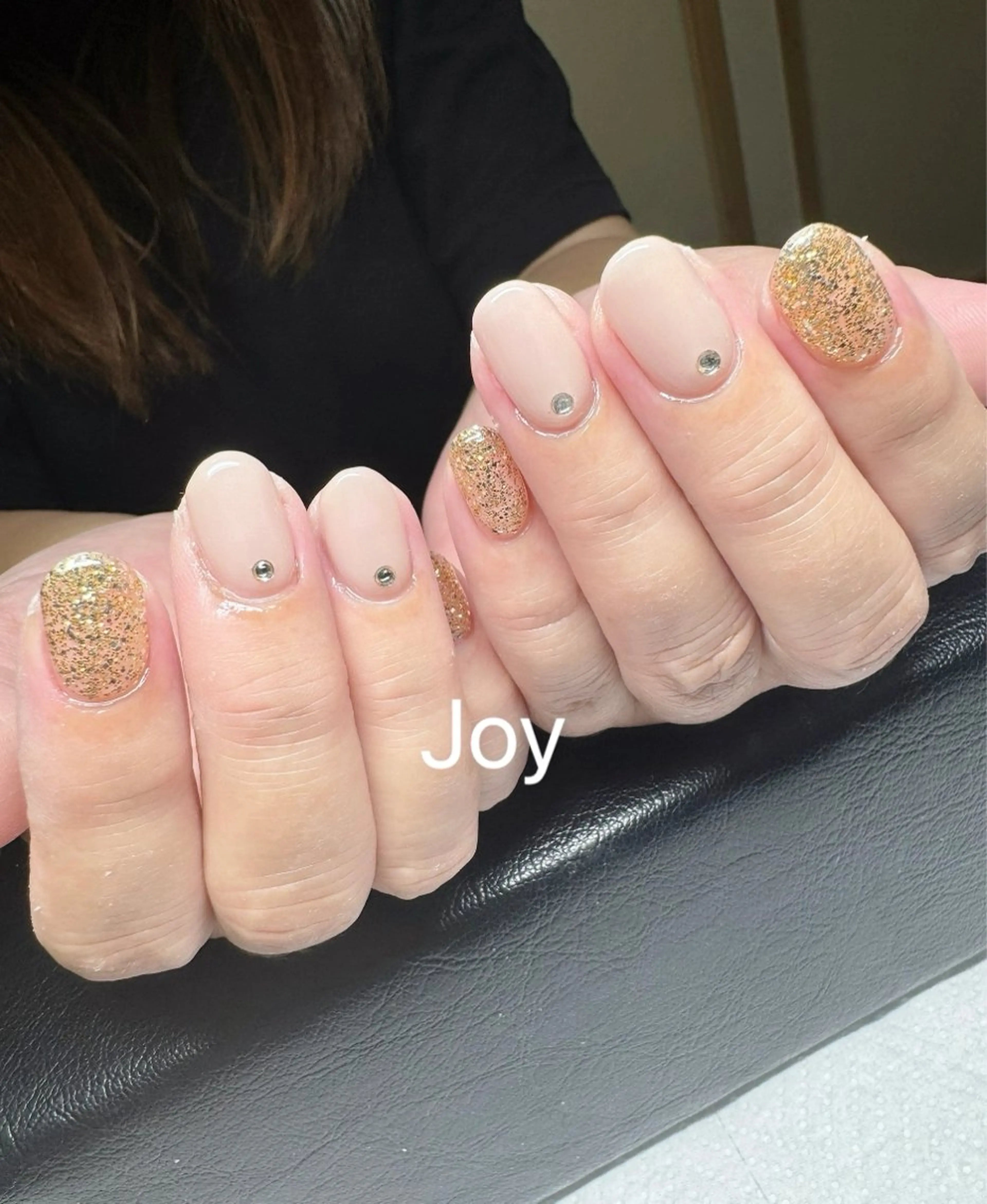 ネイル ジェルネイル シンプルネイル ストーンネイル Nail Salon JOYのネイルデザイン