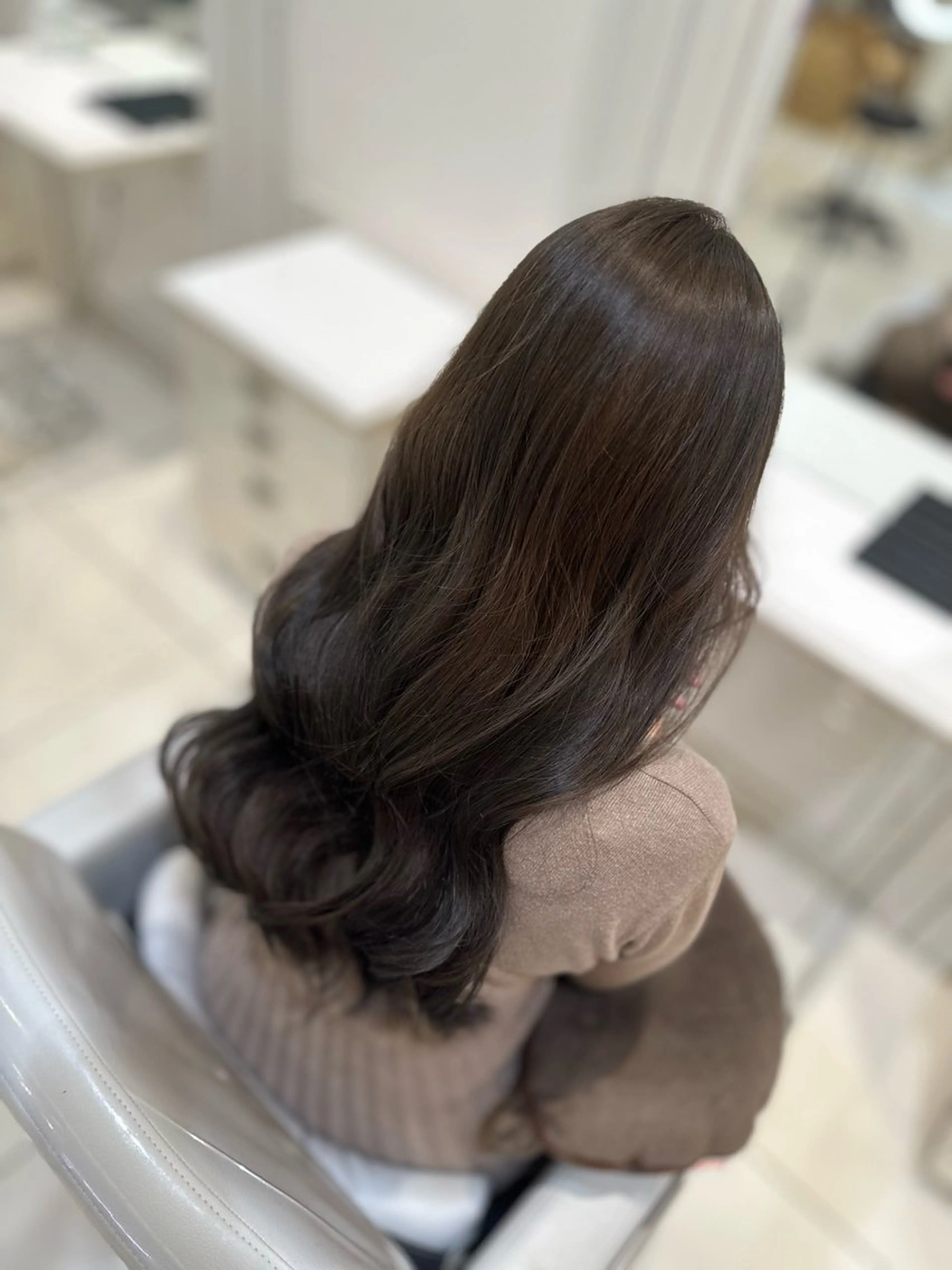 ロング カラー orgo所属・💖中韓mix style💖チヒロのヘアスタイル