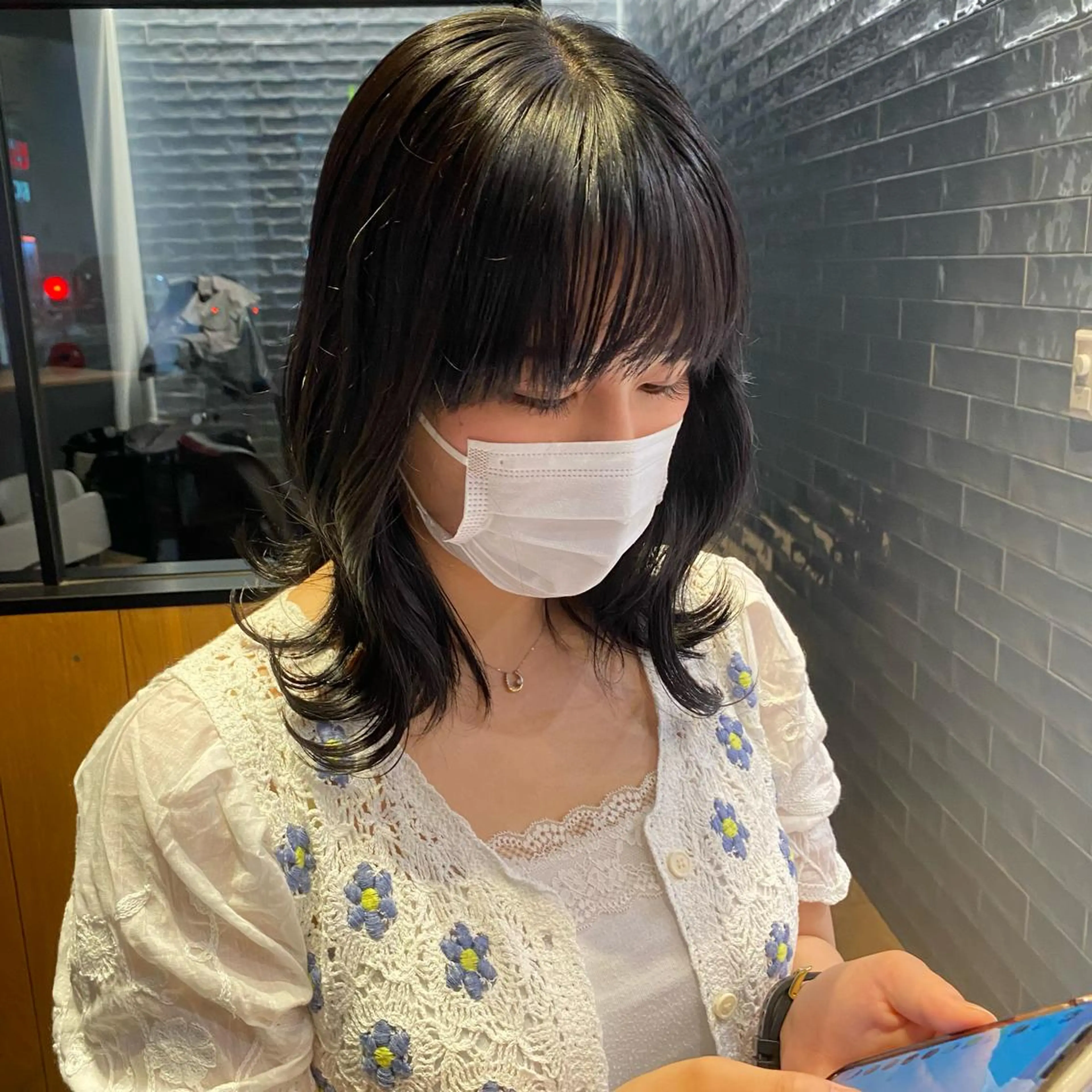 ミディアム Natsuki/韓国 ボブ/レイヤーカットのヘアスタイル