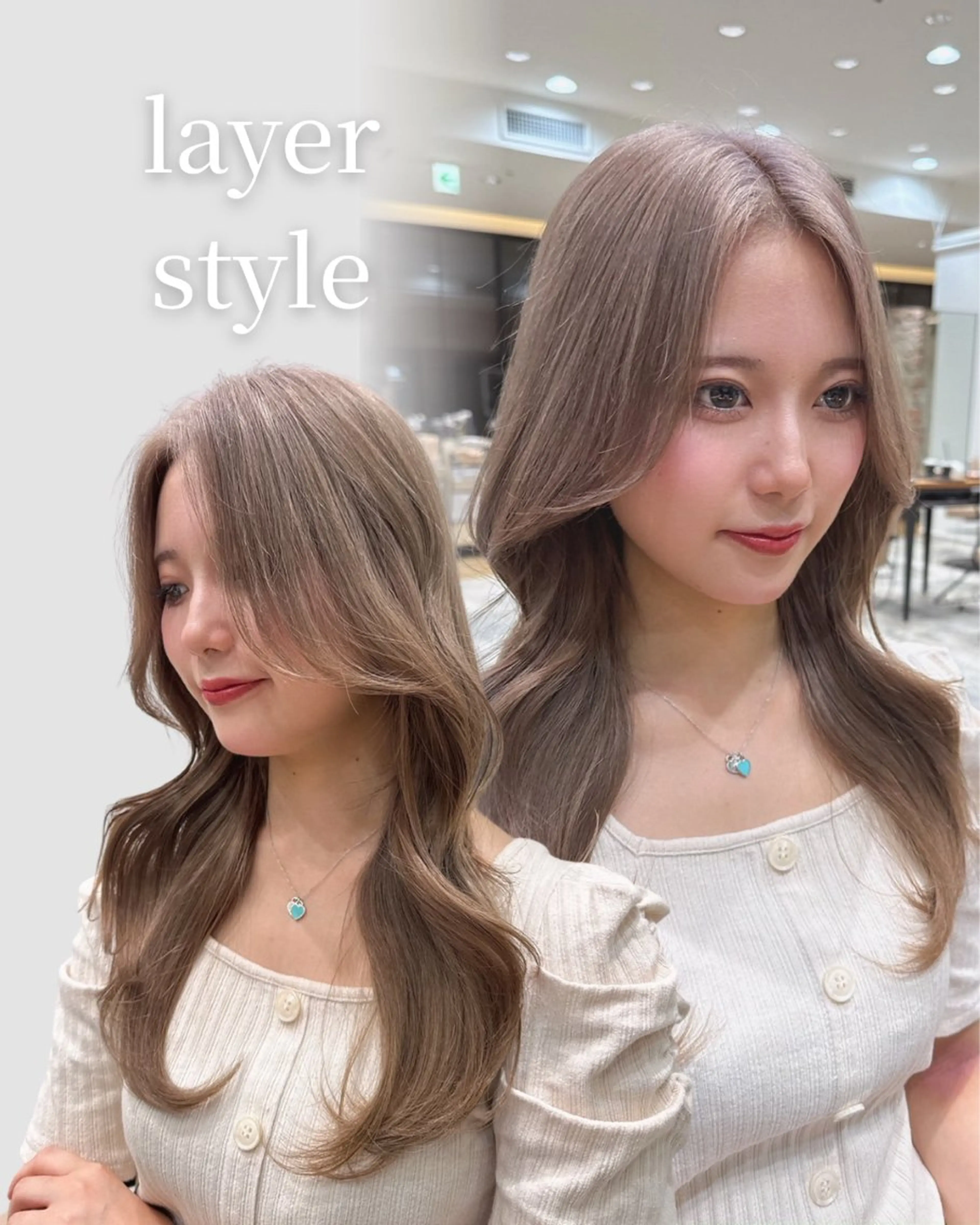 ロング カラー 韓国風ヘア レイヤーカット カット ヘアカラー トリートメント ヘッドスパ 石戸谷　海斗/韓国 レイヤー/艶カラーのヘアスタイル