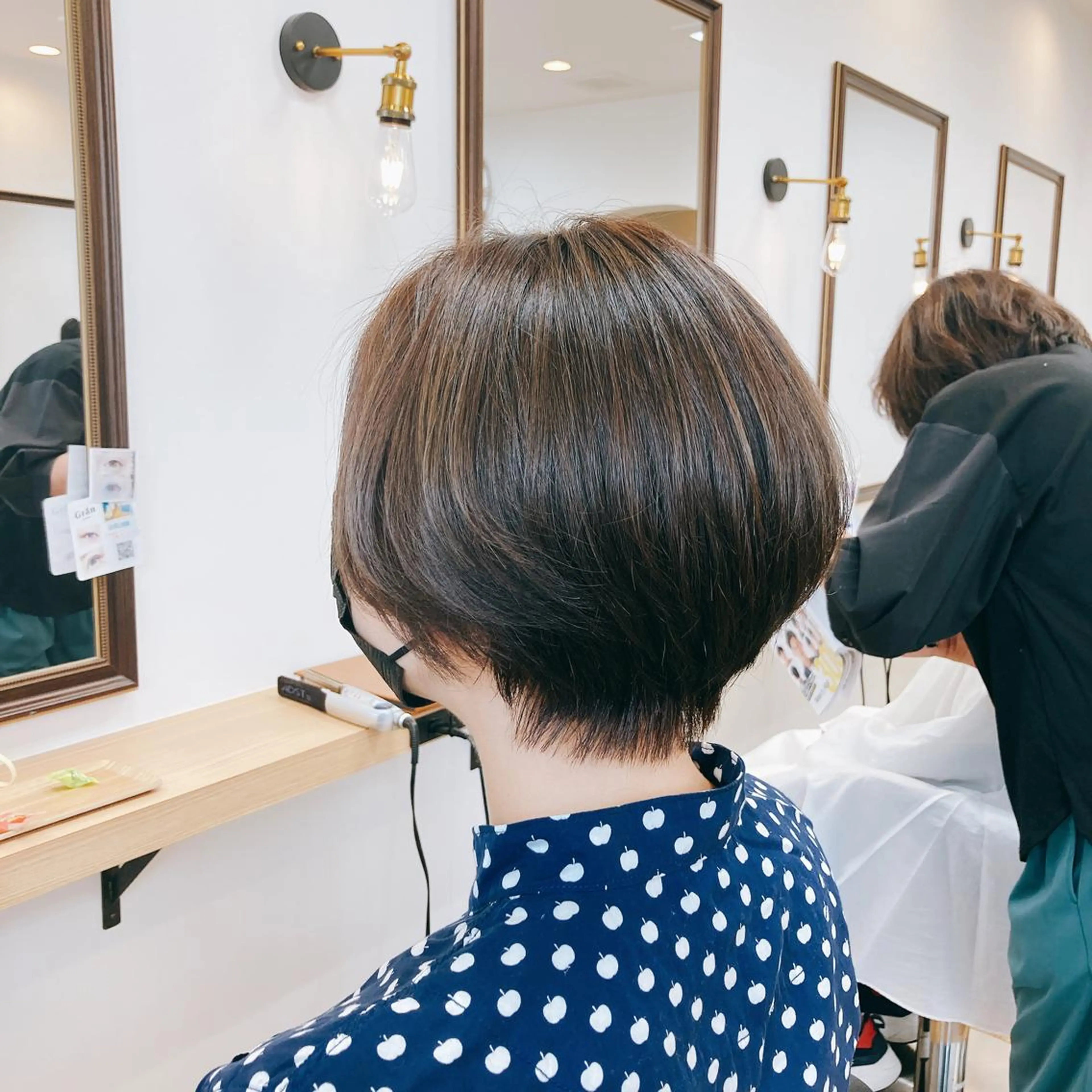 ショート ショートボブ ボブ ショートヘア 神田 菜々子のヘアスタイル