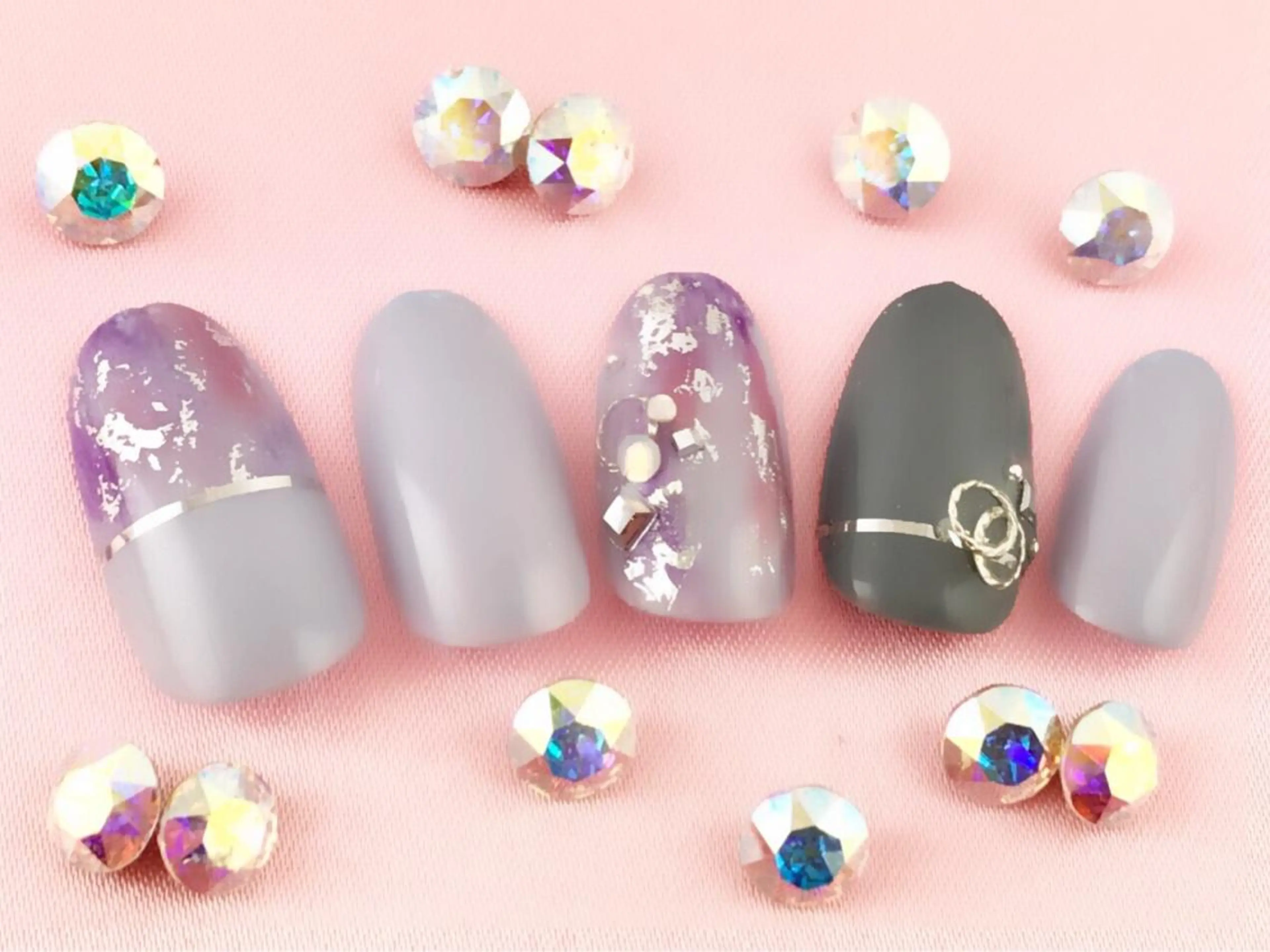 ショート カラー パーマ ヘアアレンジ メンズ キッズ ネイル マツエク・マツパ 学生(メンズ向け) 付け放題 学生 アートネイル フットネイル NAILSGOGO shibuyaのネイルデザイン