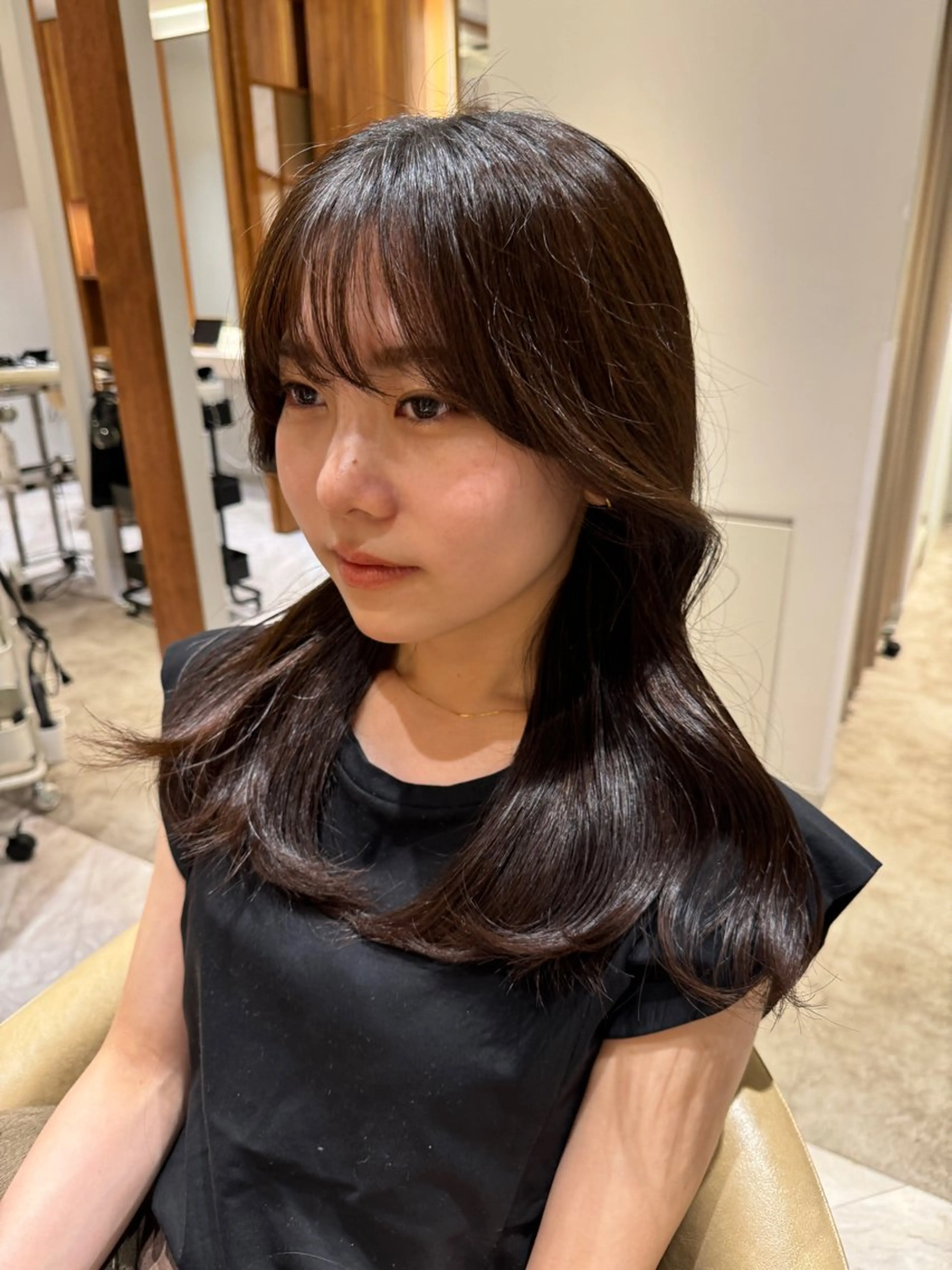 ロング ヘアカラー bloom296 富里所属・🫧透明感カラー🫧 ロン毛美容師のヘアスタイル