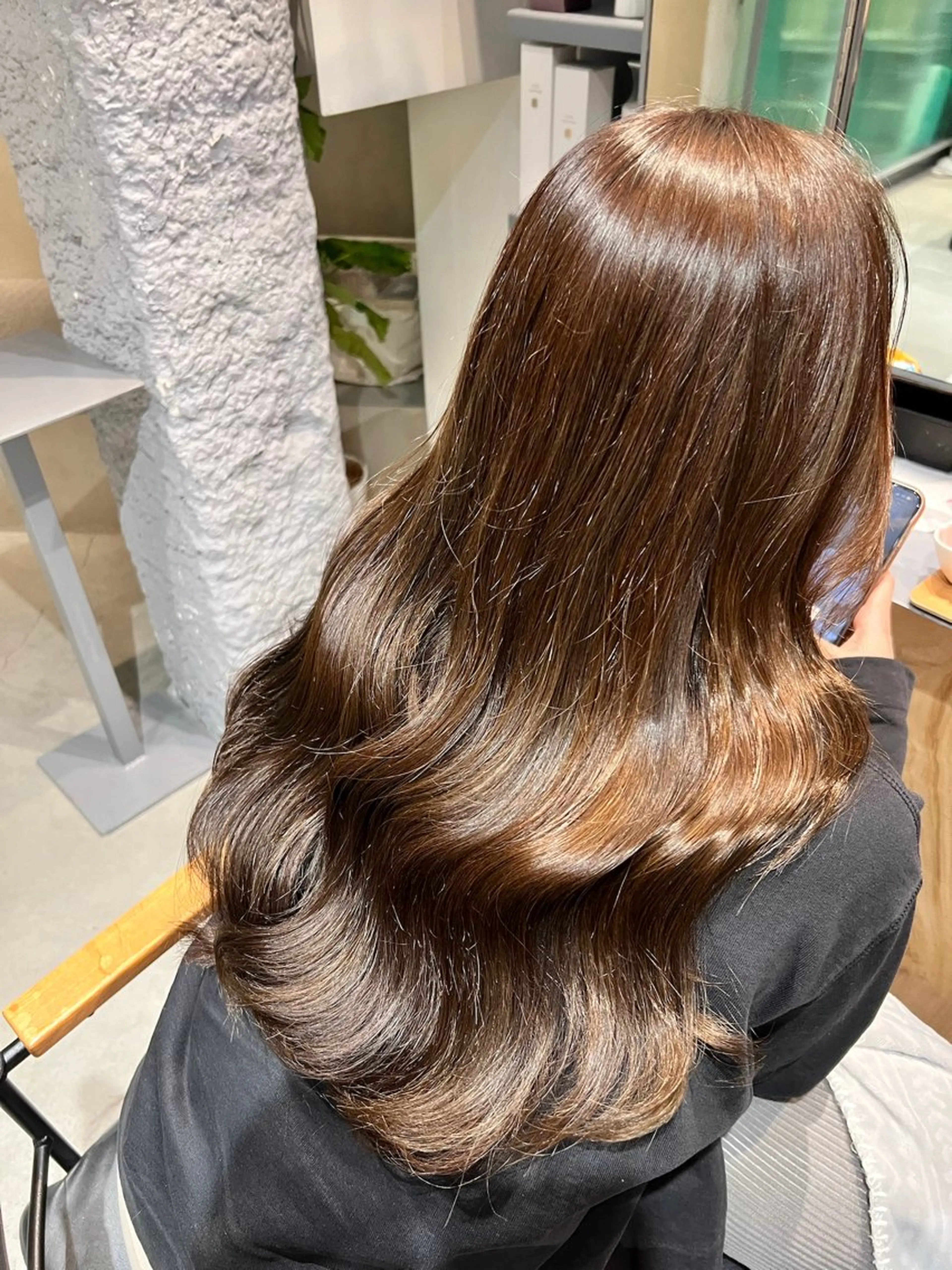 ロング カラー カット ヘアカラー トリートメント 🌐👽フクイ キララ🌎💎のヘアスタイル