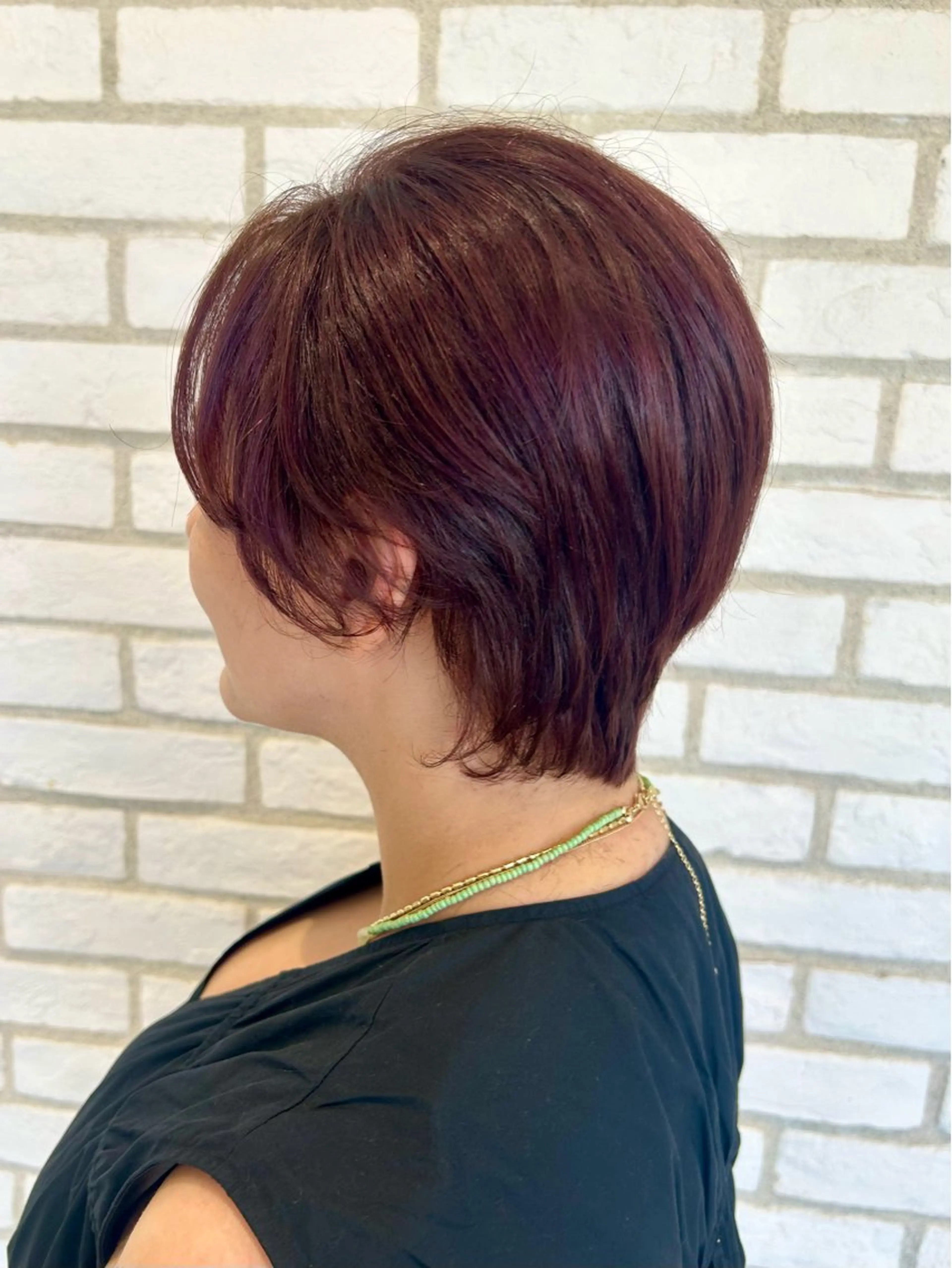 ショート カラー カット 《艶髪縮毛矯正》 かのん☽⑅ ˖のヘアスタイル