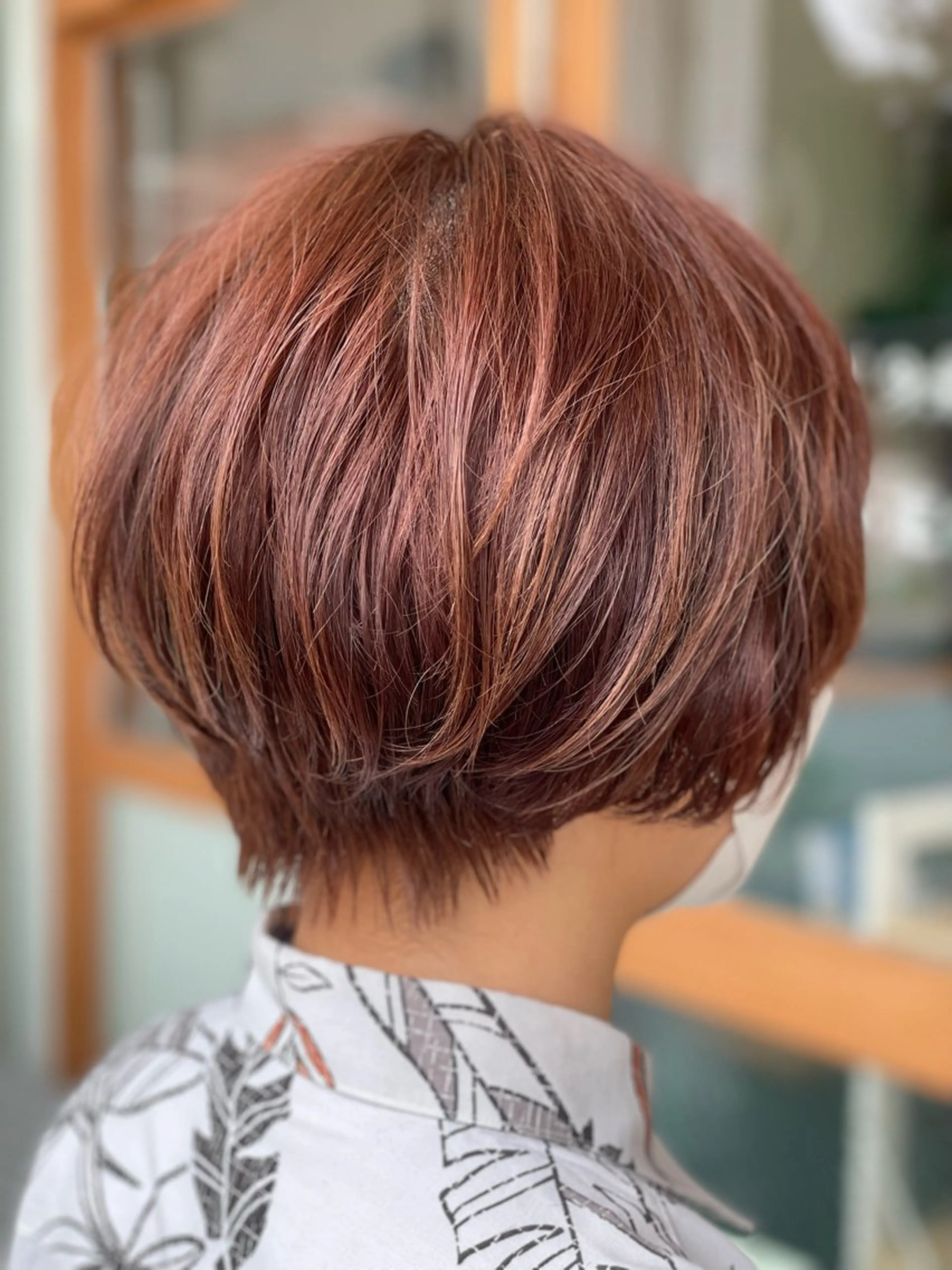 ショート カラー ブリーチ ダブルカラー ブリーチなしカラー ピンクカラー ヘアカラー Snaly カラー特化ページのヘアスタイル