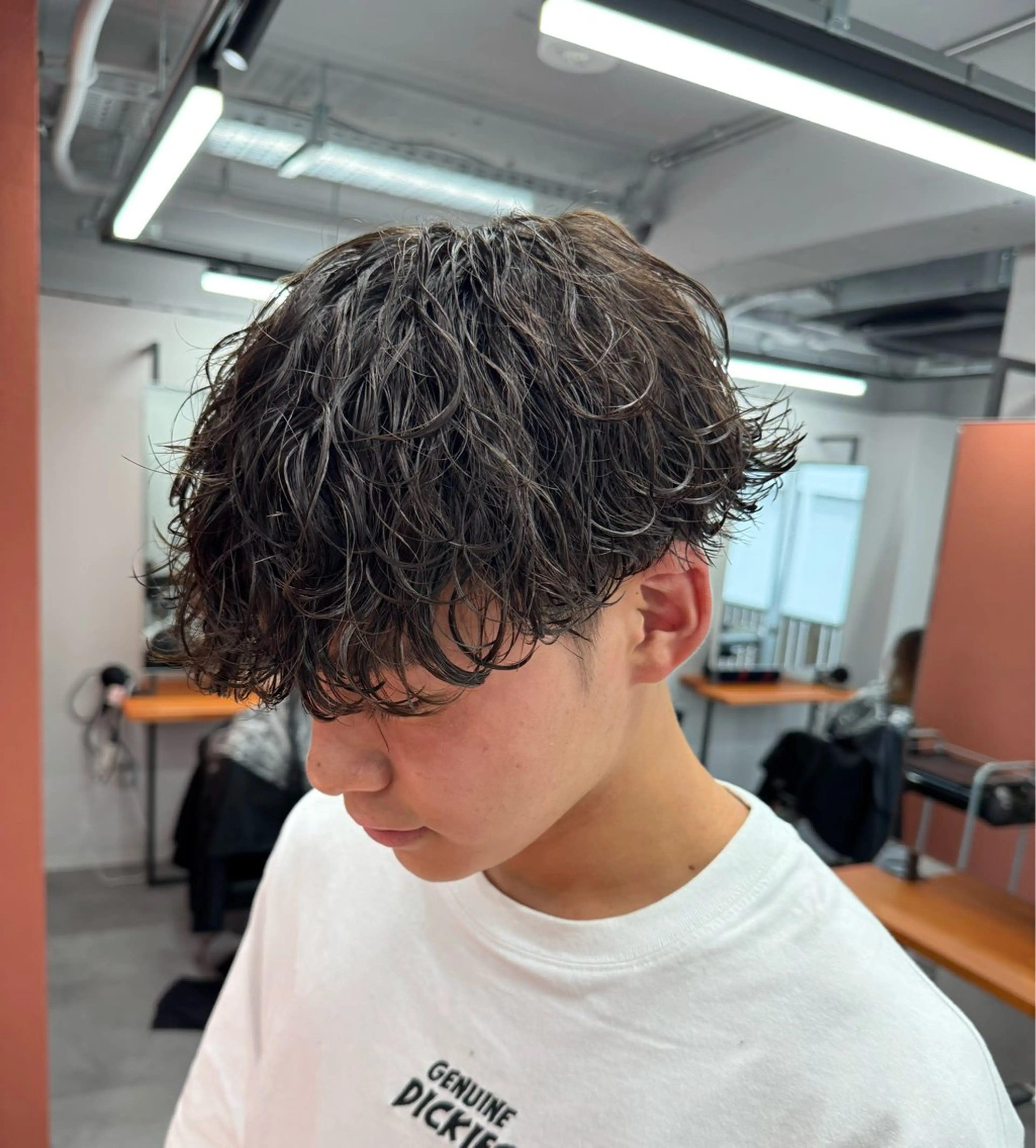 パーマ メンズ カット パーマ 金子勇希🔥パーマ 比率90%以上🔥のヘアスタイル