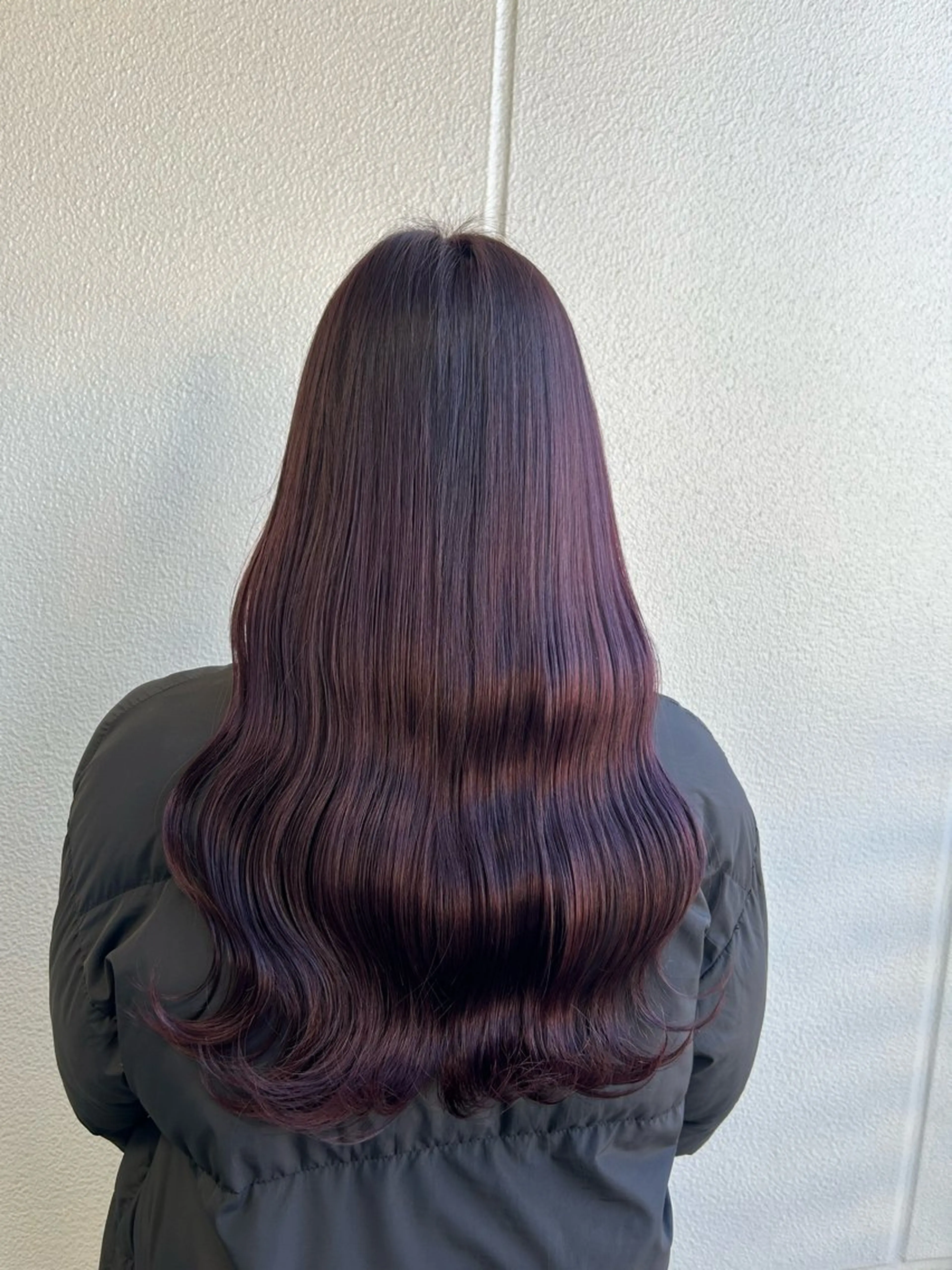ロング カラー ヘアアレンジ ラベンダーカラー ピンクカラー ピンクラベンダー 《暖色/韓国レイヤー 》🇰🇷桑原ユキネのヘアスタイル