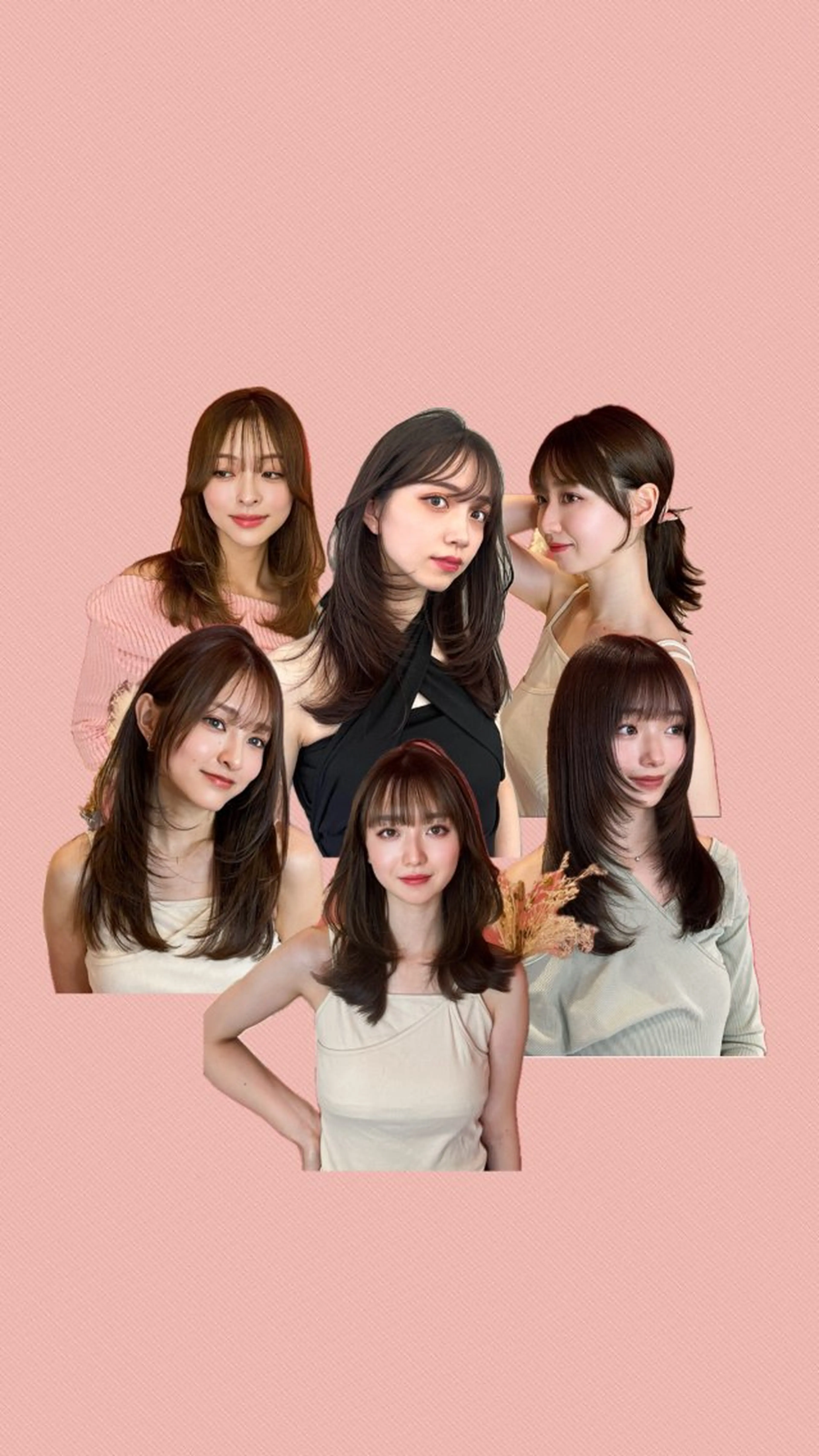 ミディアム カラー 山崎/ボブ縮毛矯正 レイヤー髪質改善のヘアスタイル