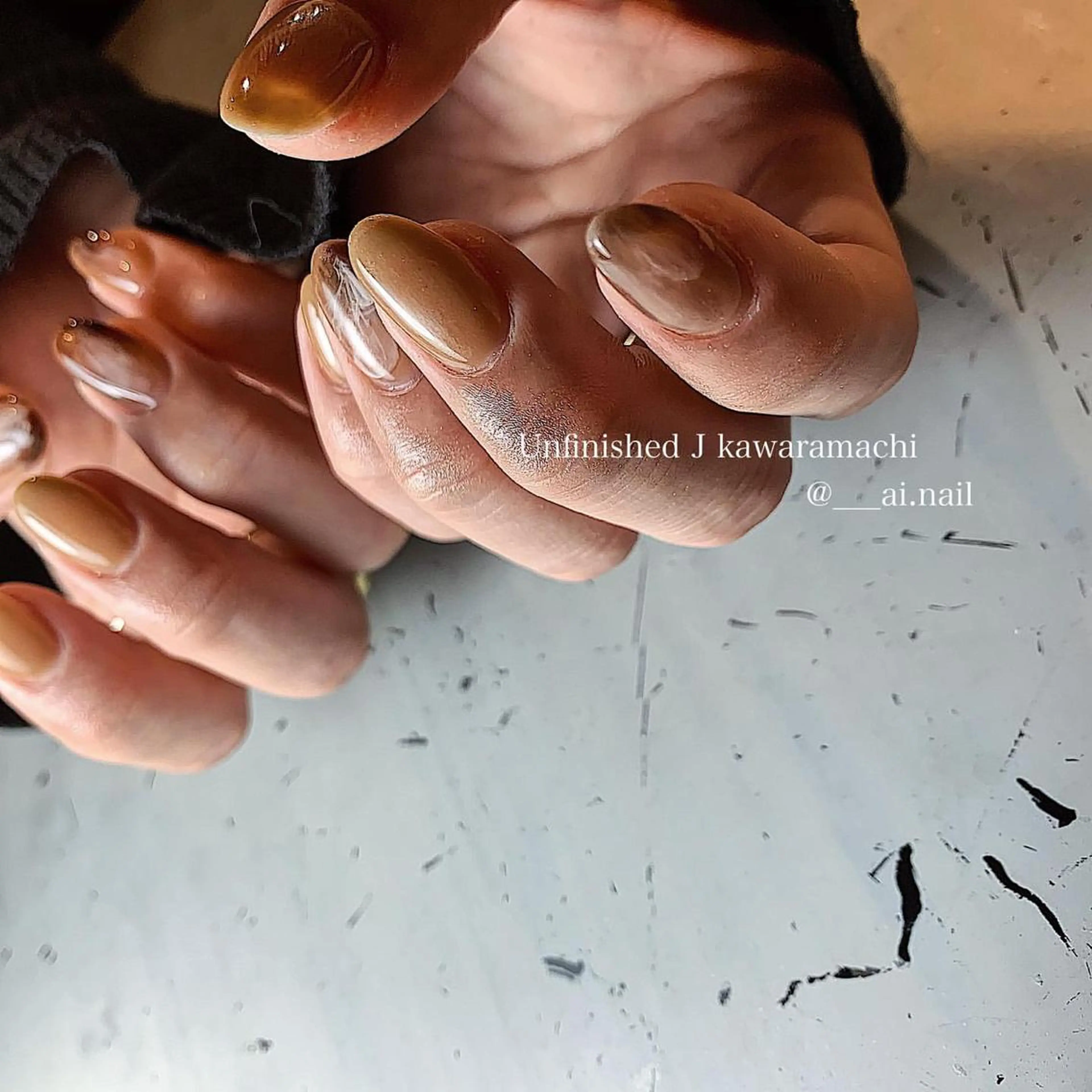 ネイル ハンドネイル 🍃伏見 / soL nail / aiのネイルデザイン