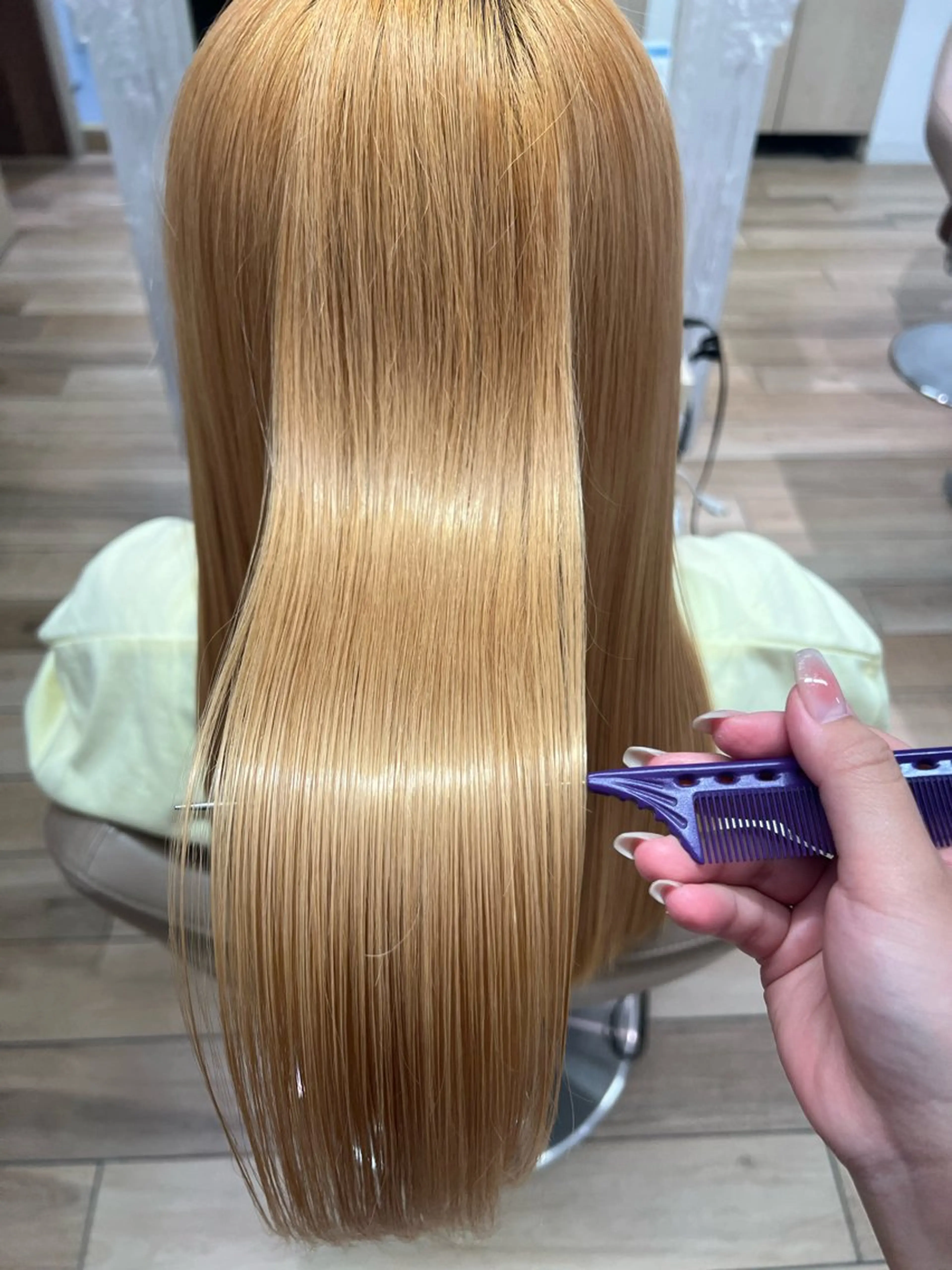 セミロング 髪質改善 トリートメント 高橋 香奈のヘアスタイル
