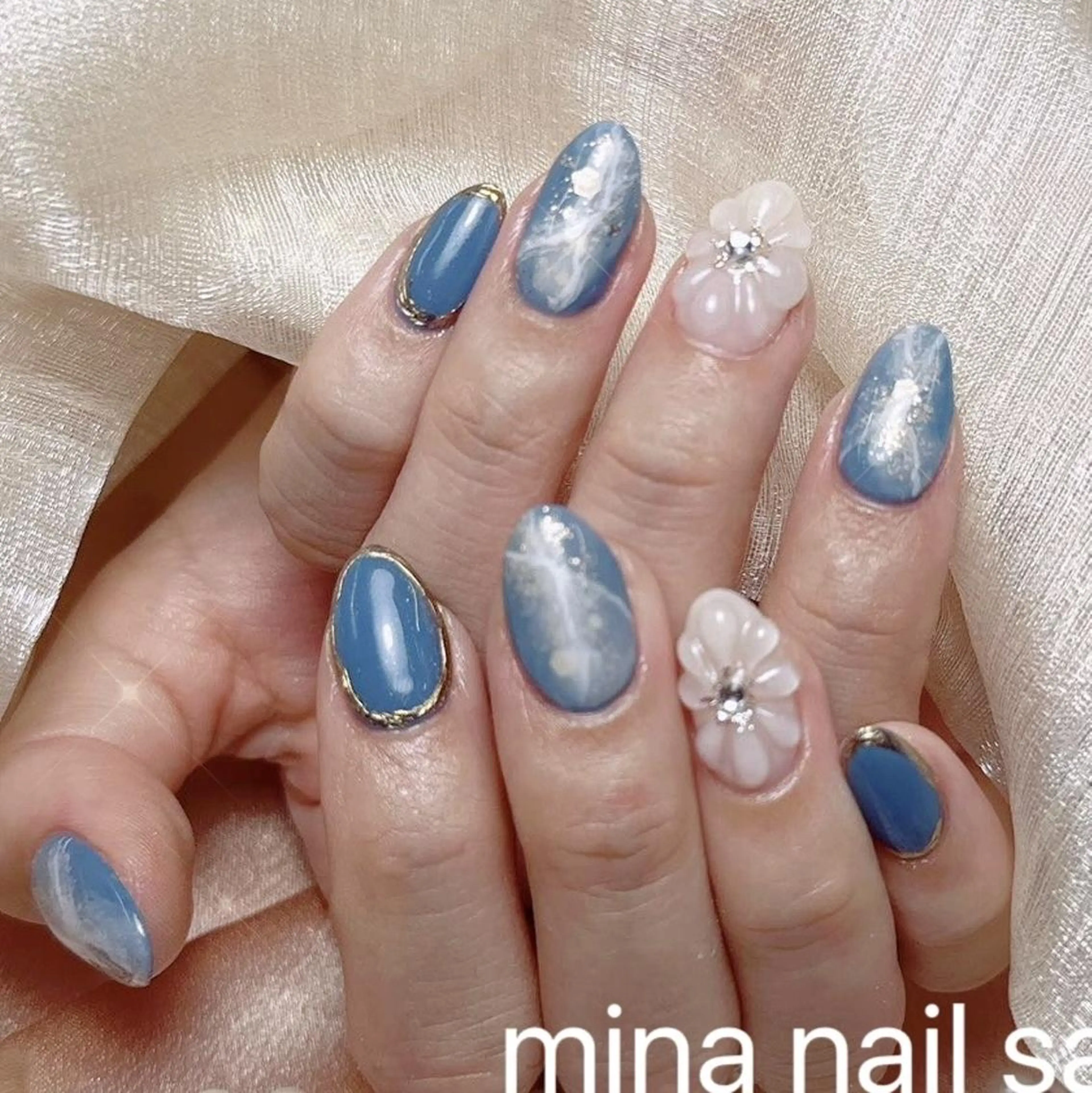 ネイル Mina🧸 韓国風ネイル🎀のネイルデザイン