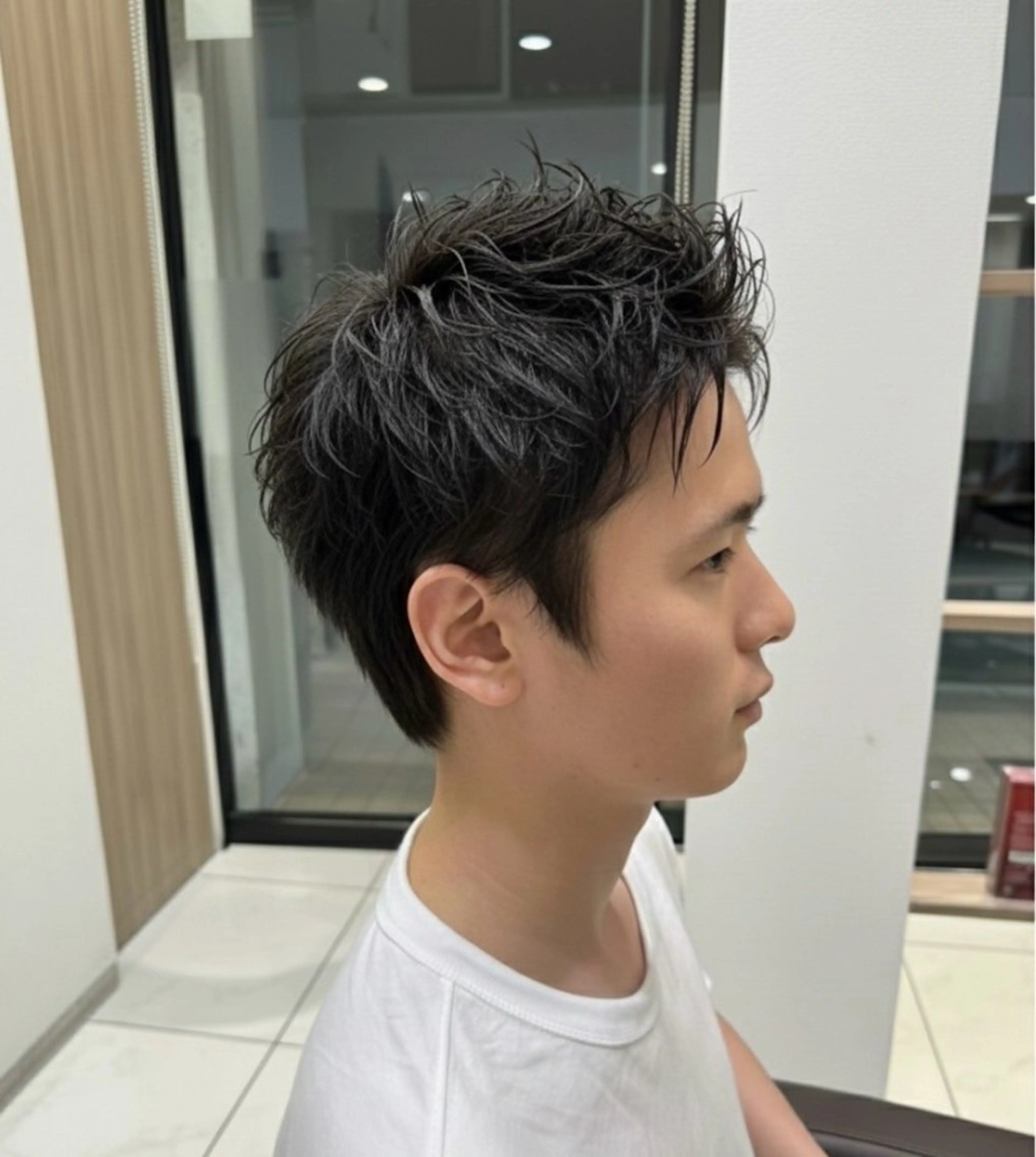 メンズ メンズパーマ スパイキーショート メンズ特化💎/ 韓国風🇰🇷なぎとのヘアスタイル