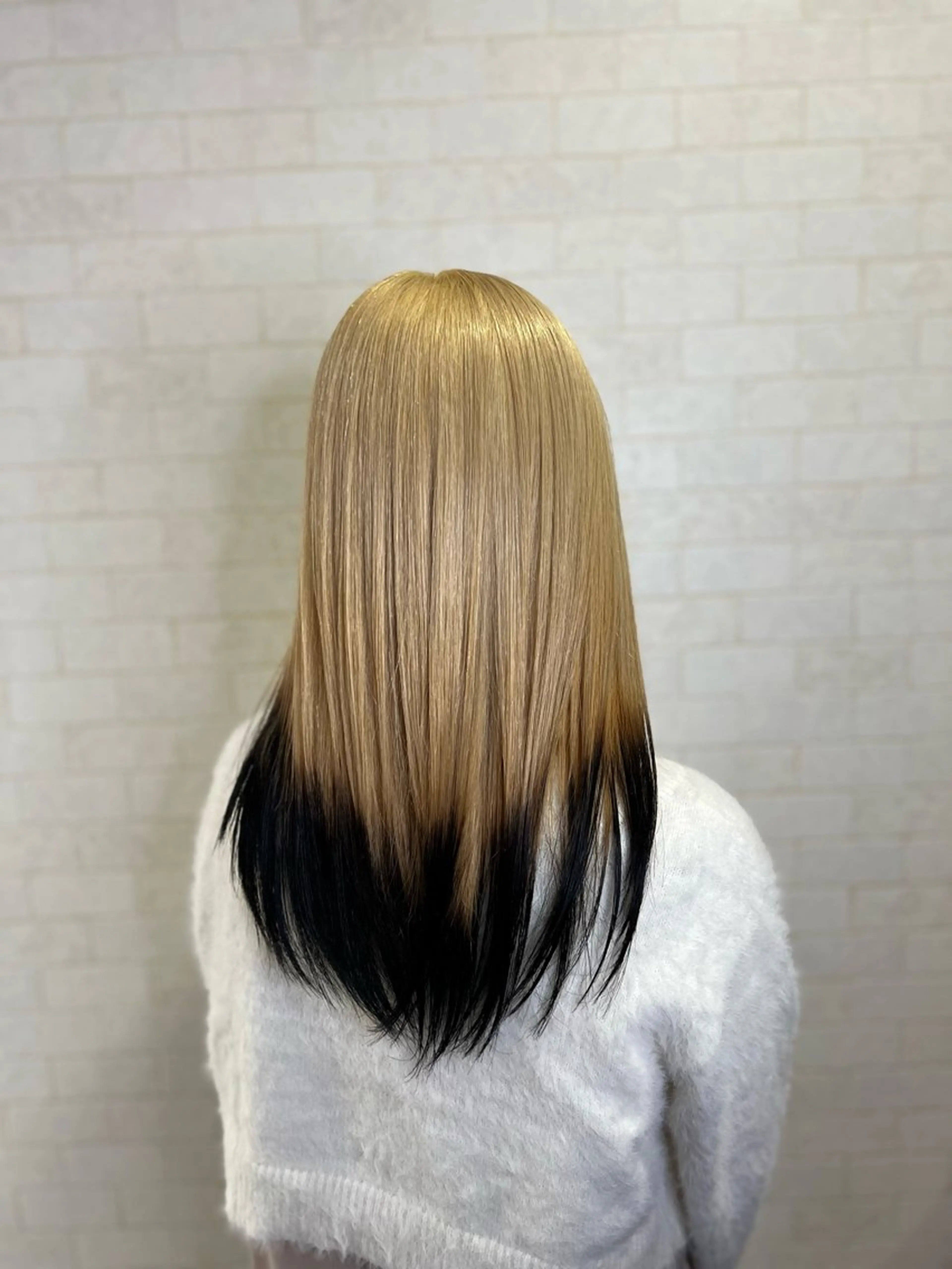 ロング カラー バレイヤージュ ブリーチ ケアブリーチ 透明感カラー デザインカラー カット ヘアカラー トリートメント ボブ/ハイトーン髪質 改善/越谷✨クラモチのヘアスタイル