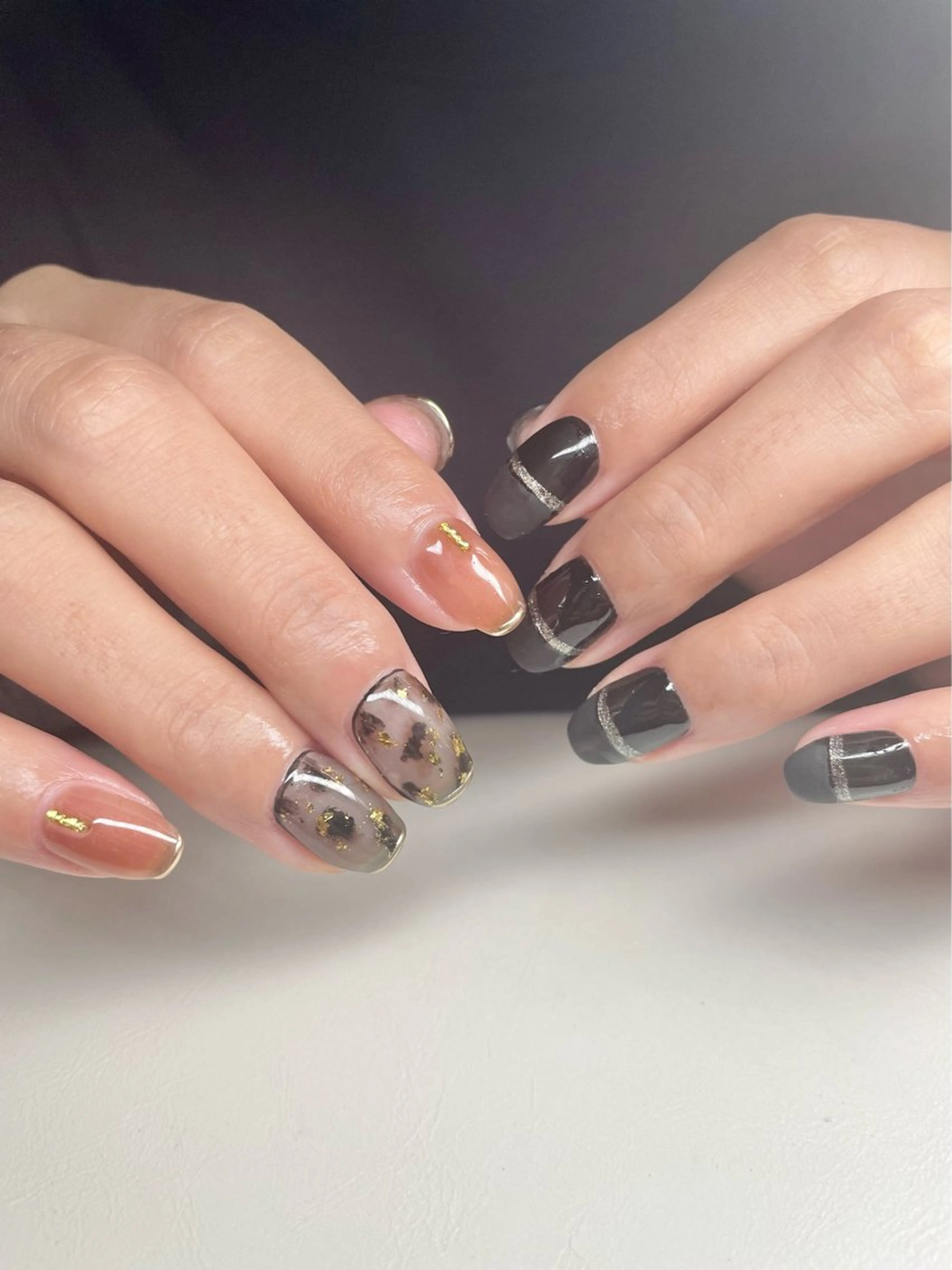 ネイル 持ち込み ハンドネイル nail salon Re:na-juのネイルデザイン