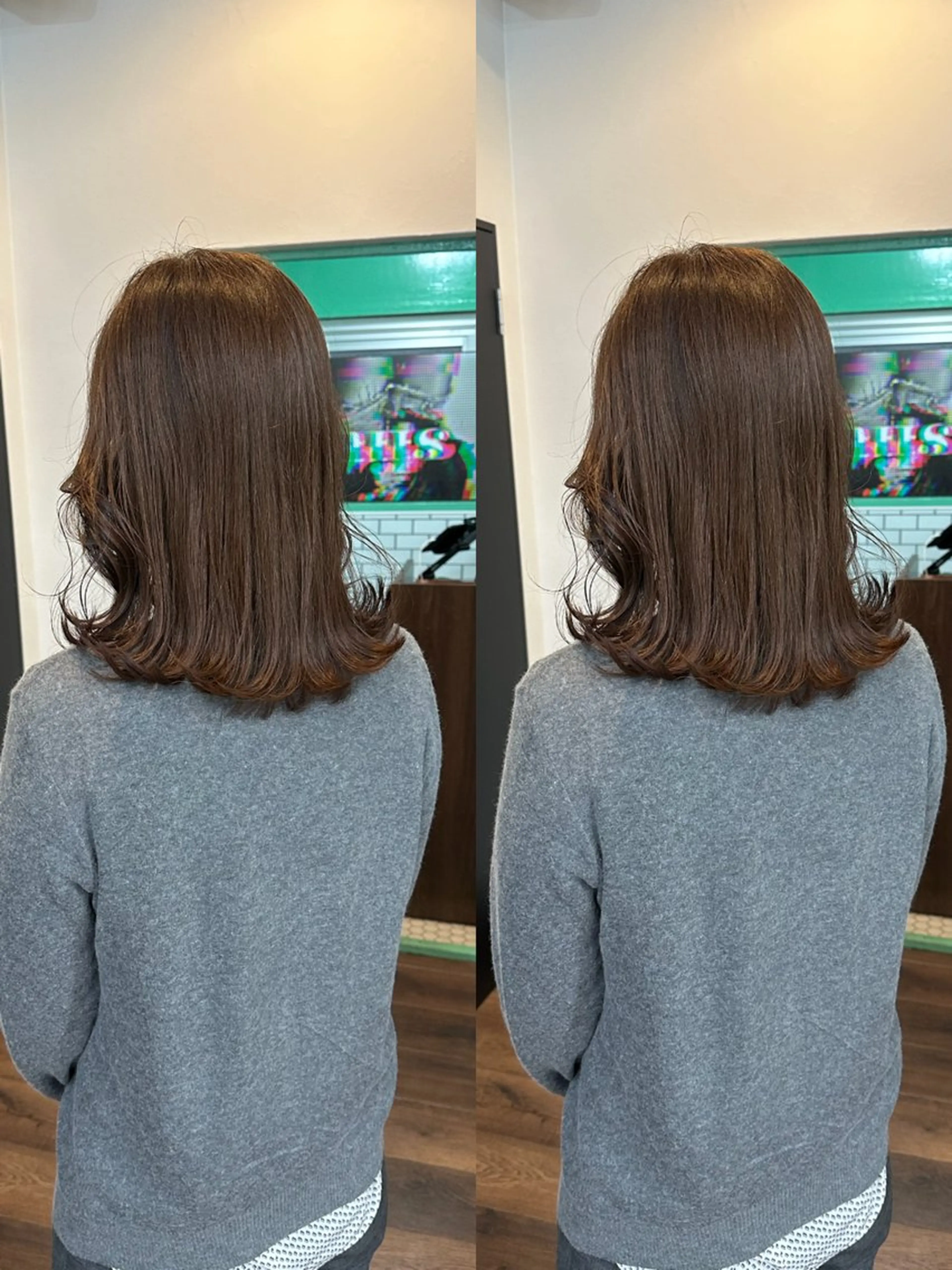 【カラーモデル】ブリーチなしワンカラー🍦の写真