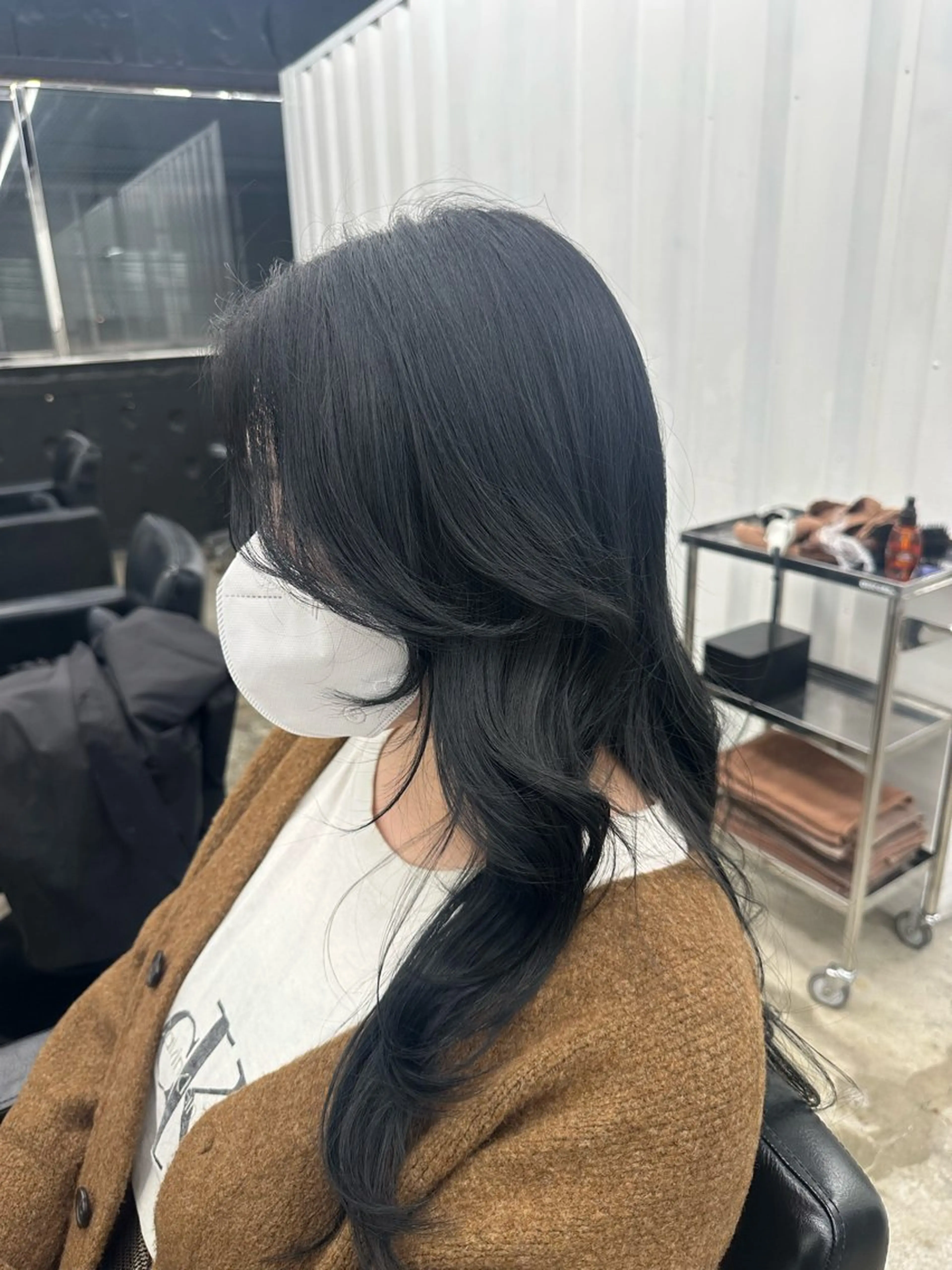 ロング カラー ヘアカラー トリートメント 🎀ツヤ髪韓国ヘア ミカ🎀のヘアスタイル