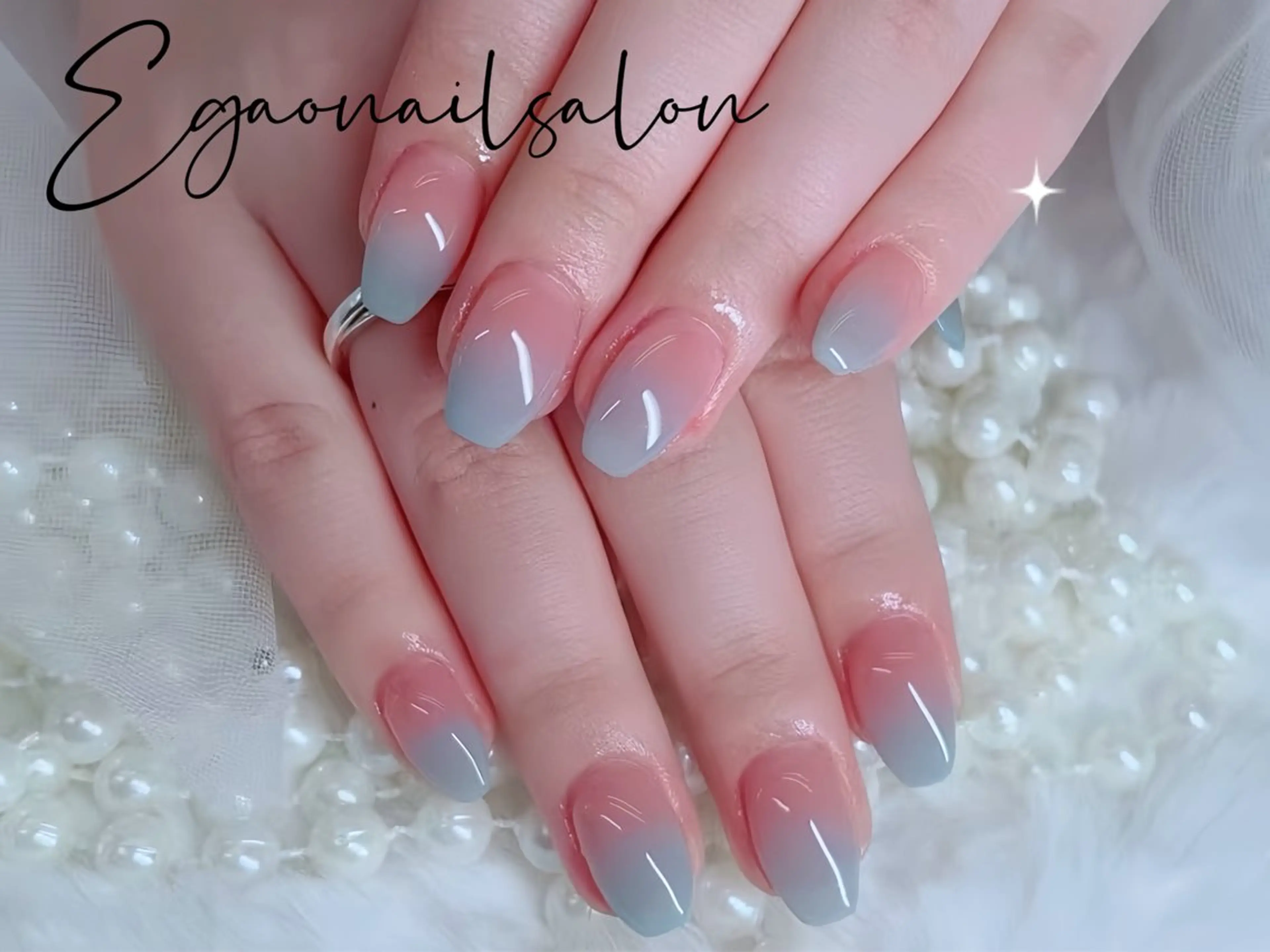 ネイル アートネイル フットネイル フレンチネイル ジェルネイル グラデーション ハンドネイル Egao Nail Salonのネイルデザイン
